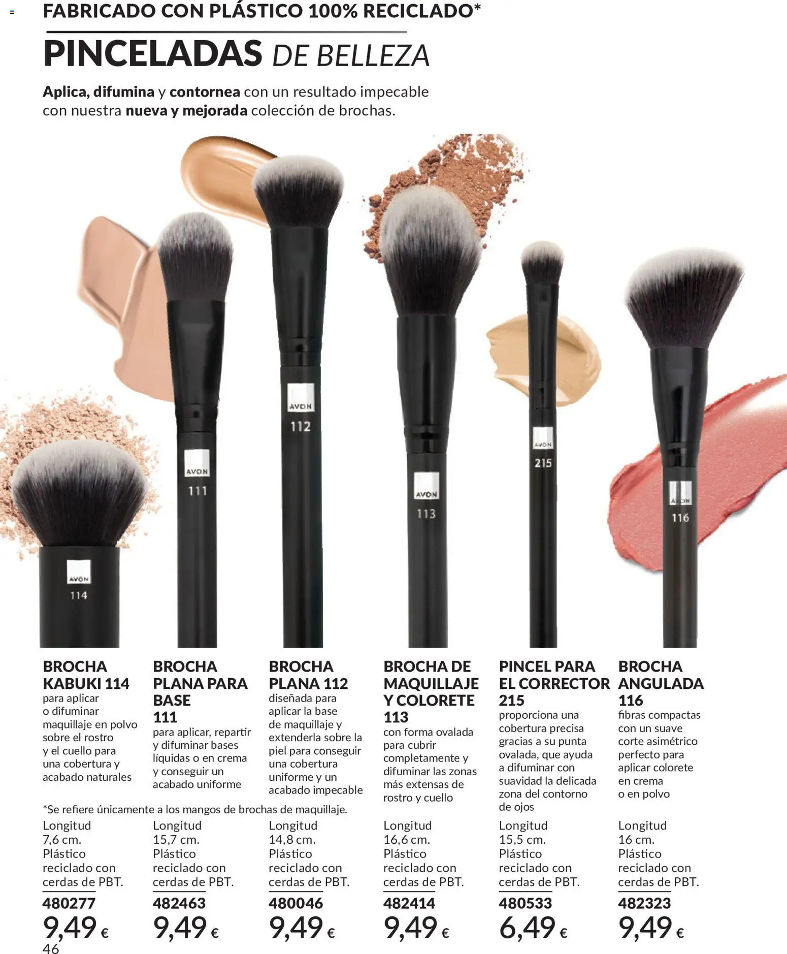Catálogo AVON campaña 6 │ válido desde el 01.06.2026 | Página: 46 | Productos: Maquillaje, Polvo, Colorete, Brocha