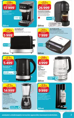 Auchan Qilive ajánlatok - amely érvényes a következő dátumtól: 2026.10.08. | Oldal: 3 | Termékek: Gofrisütő, Üveg, Philips, Brita
