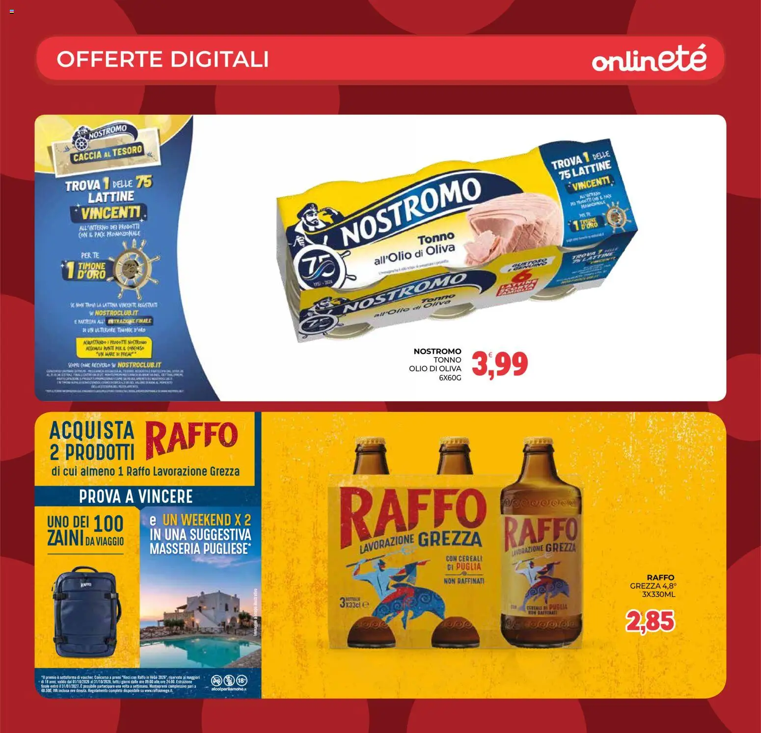 Volantino Eté del 13/10/2026 | Pagina: 23 | Prodotti: Cereali, Olio, Tonno, Olio di Oliva