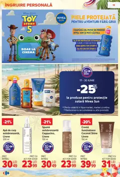 Ofertele Carrefour valabile de la 17.06.2026 | Pagină: 18 | Produse: Body, Cremă, Apă