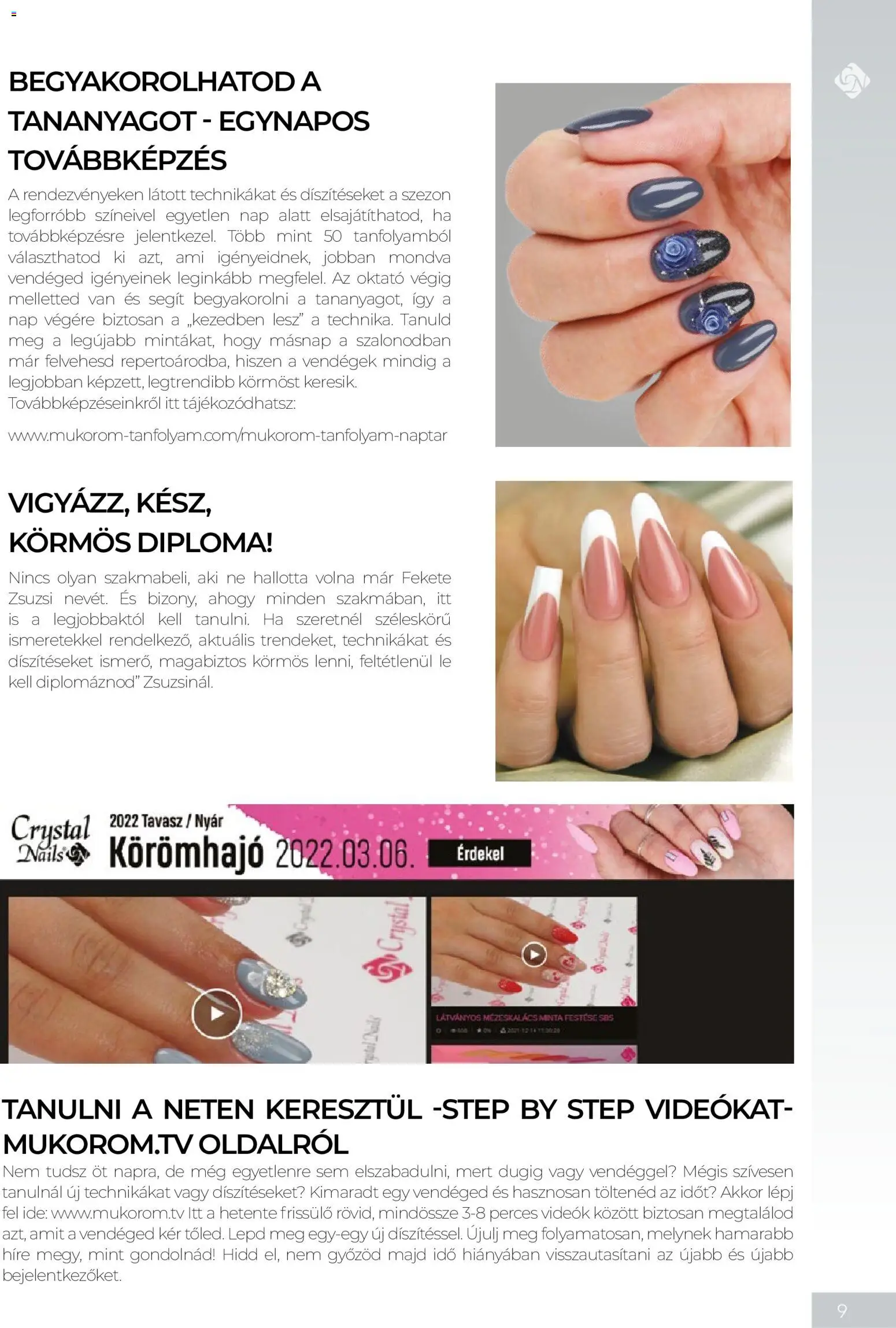 Crystal Nails akciós ujság - amely érvényes a következő dátumtól: 08.06.2026 | Oldal: 9 | Termékek: Mézeskalács