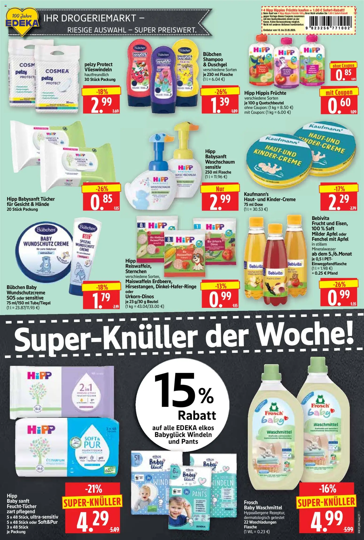HERKULES Prospekt 	 – gültig ab 18.05.2026 | Seite: 17 | Produkte: Mineralwasser, Creme, Waschmittel, Saft