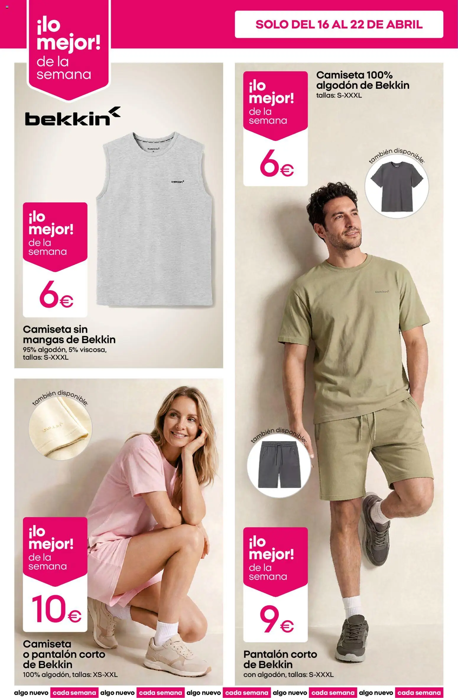 Pepco folleto │ válido desde el 16.04.2026 | Página: 4 | Productos: Camiseta sin mangas, Pantalón corto