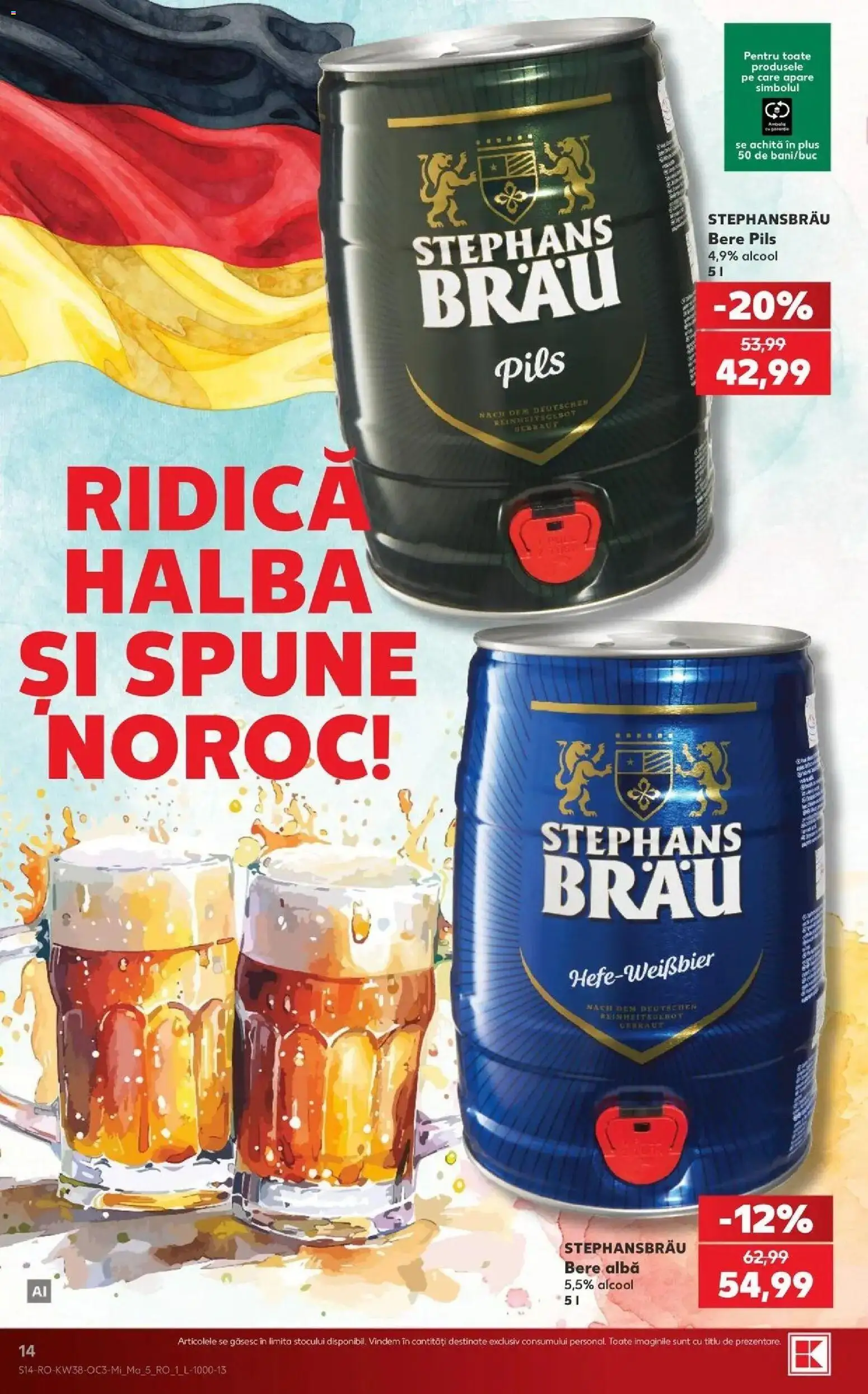 Kaufland Comarnic 16.09.2026 - Revista si Oferta | Pagină: 14 | Produse: Alba, Bere, Plus