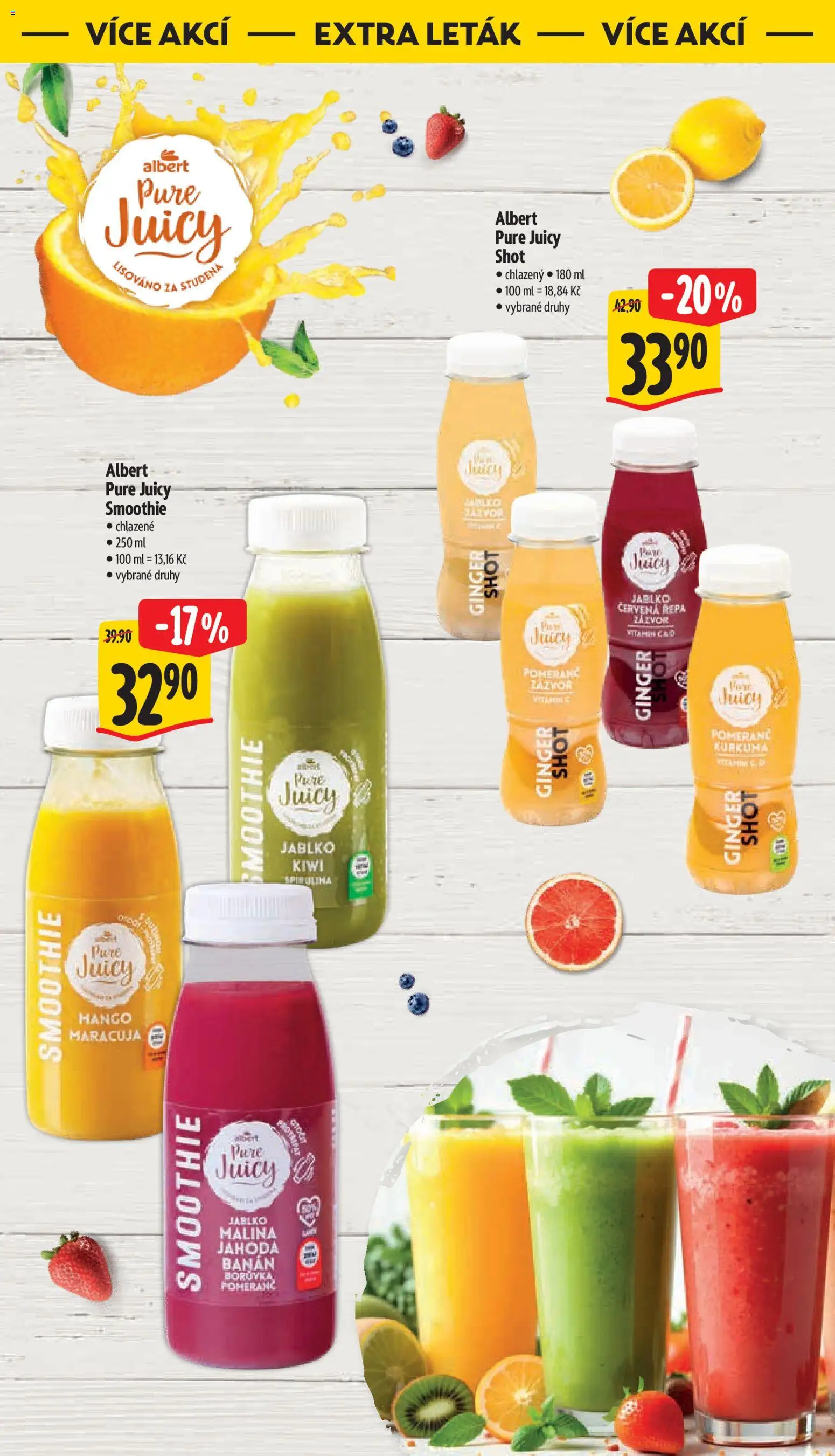 Albert leták - Hypermarket - Znojmo od 07.10.2026 | Strana: 59 | Produkty: Maracuja, Mango, Smoothie, Zázvor