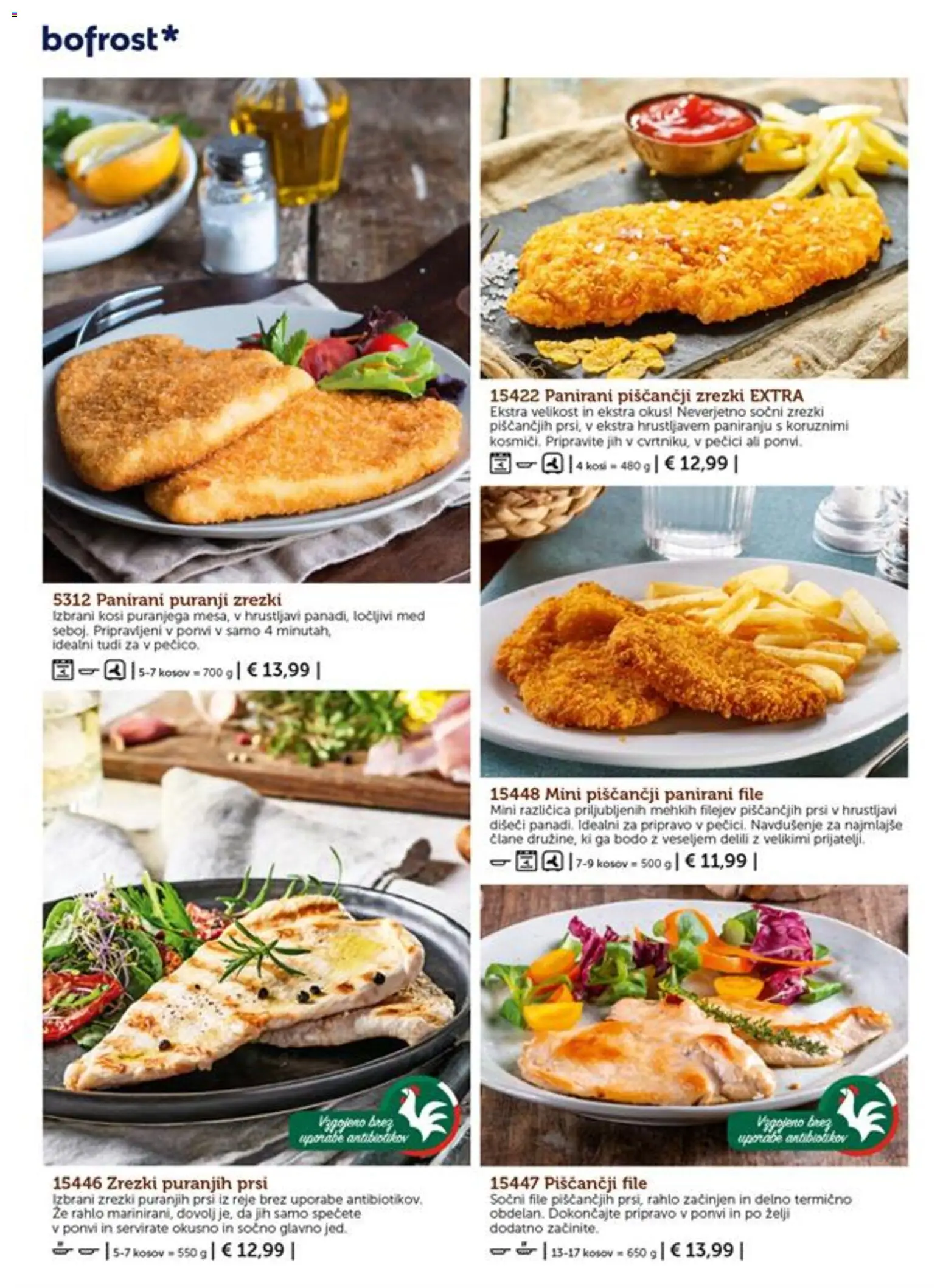Novi Bofrost katalog ponudbe – veljaven od 01.07.2026 | Stran: 82 | Izdelki: Zrezki