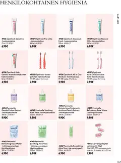 Oriflame-mainoslehti voimassa 18/11/2026 alkaen | Sivu: 157 | Tuotteet: Aloe Vera, Hammastahna, Hammasharja
