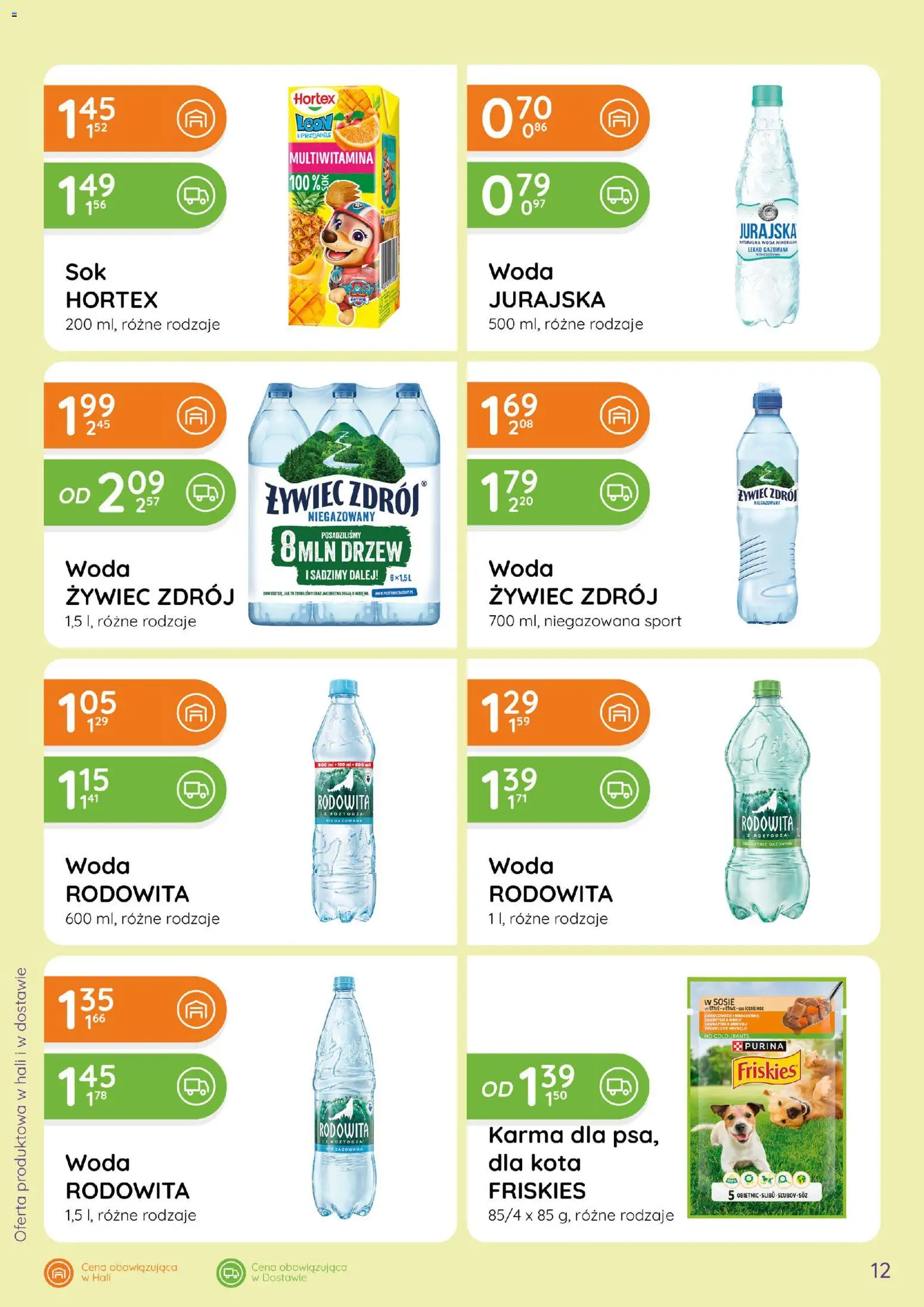 Eurocash gazetka - Ofensywa Spożywcza od 28.05.2026 | Strona: 12 | Produkty: Woda żywiec, Woda