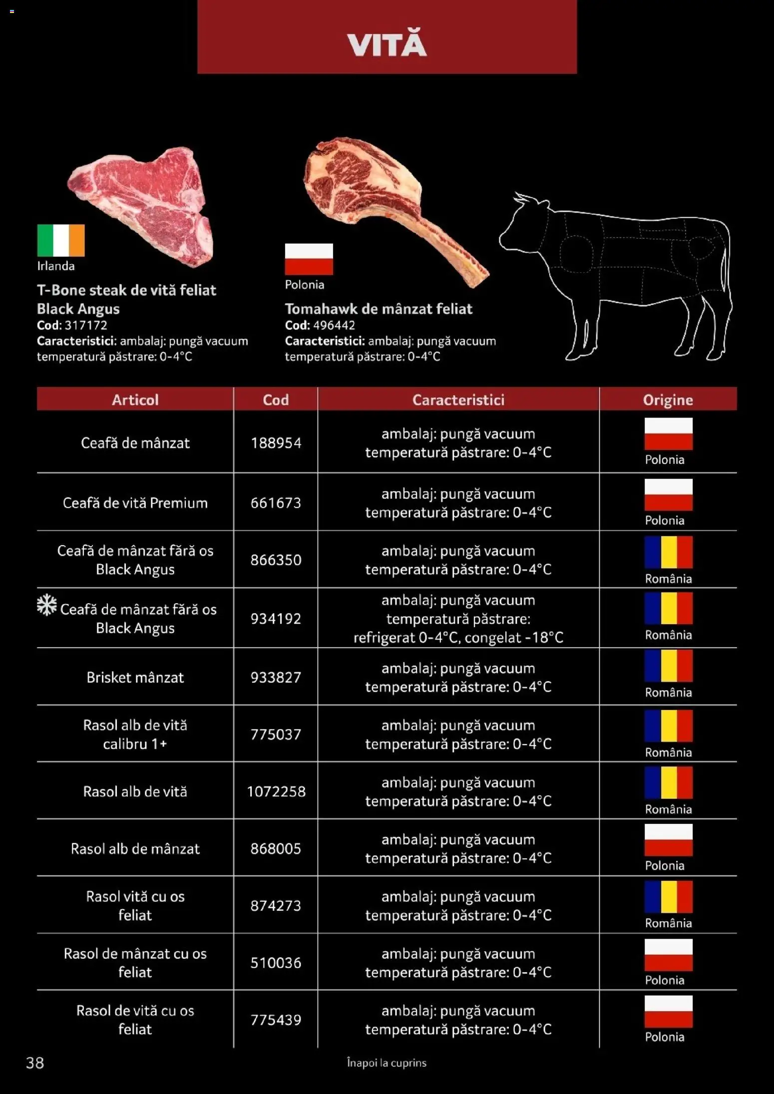 Noul catalog Selgros – valabil de la 25.03.2026 | Pagină: 38 | Produse: Premium, Pungă, Black angus, Black