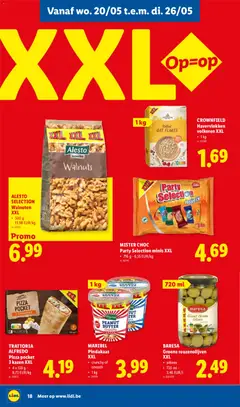TRATTORIA ALFREDO Pizza pocket 3 kazen XXL, Pizza pocket 3 kazen XXL, 4 x 120 g - Voorbeeld van een folder van Lidl, geldig van 18.05.2026 | Pagina: 18 | Producten: Pizza
