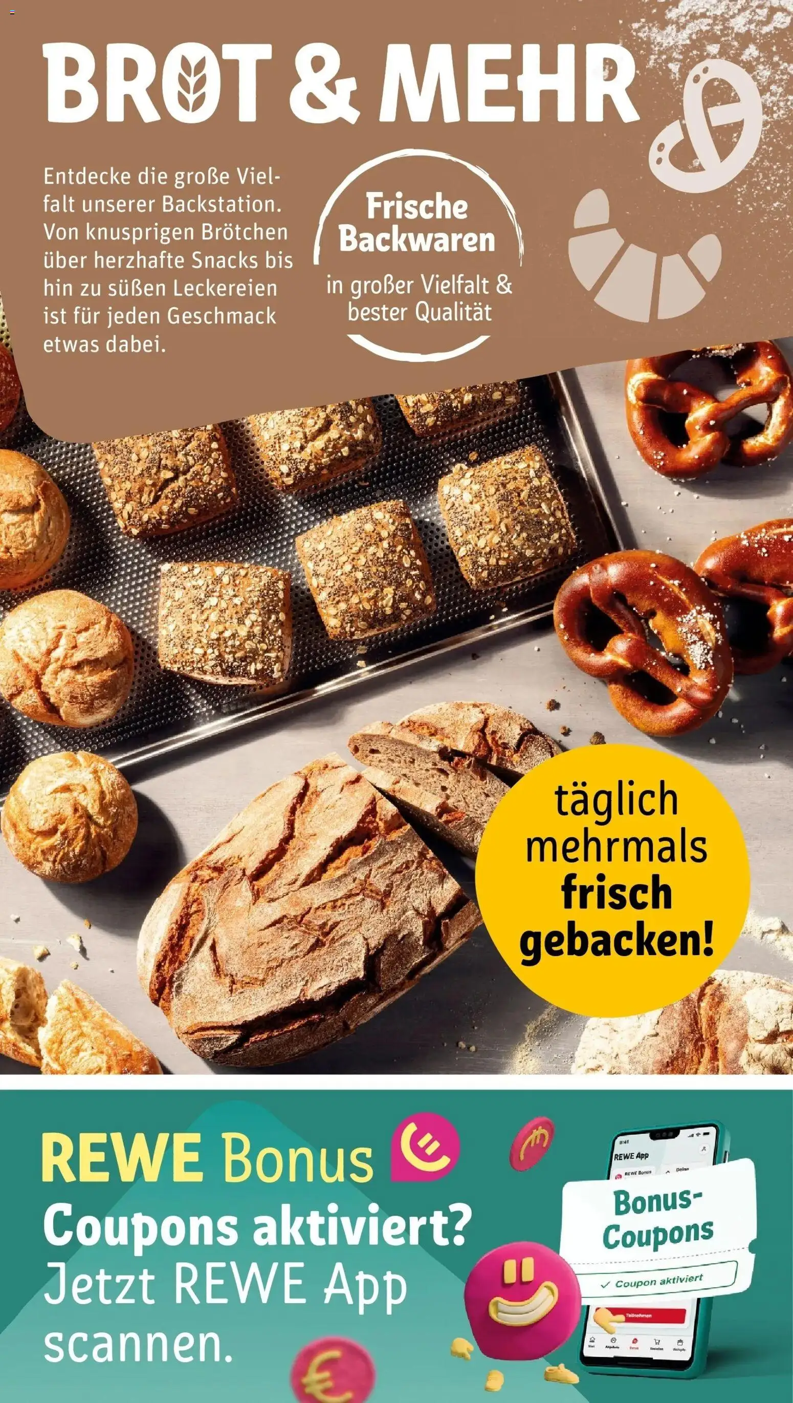 REWE Prospekt ab 05.10.2026 zum Blättern » Angebote | Seite: 4 | Produkte: Brot