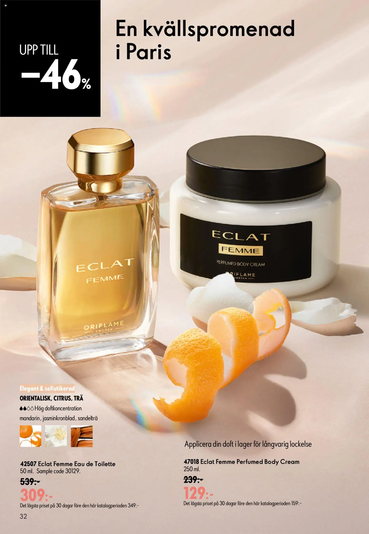 Oriflame reklamblad aktuell från 24/06/2026 | Sida: 32 | Produkter: Doft, Eau de toilette