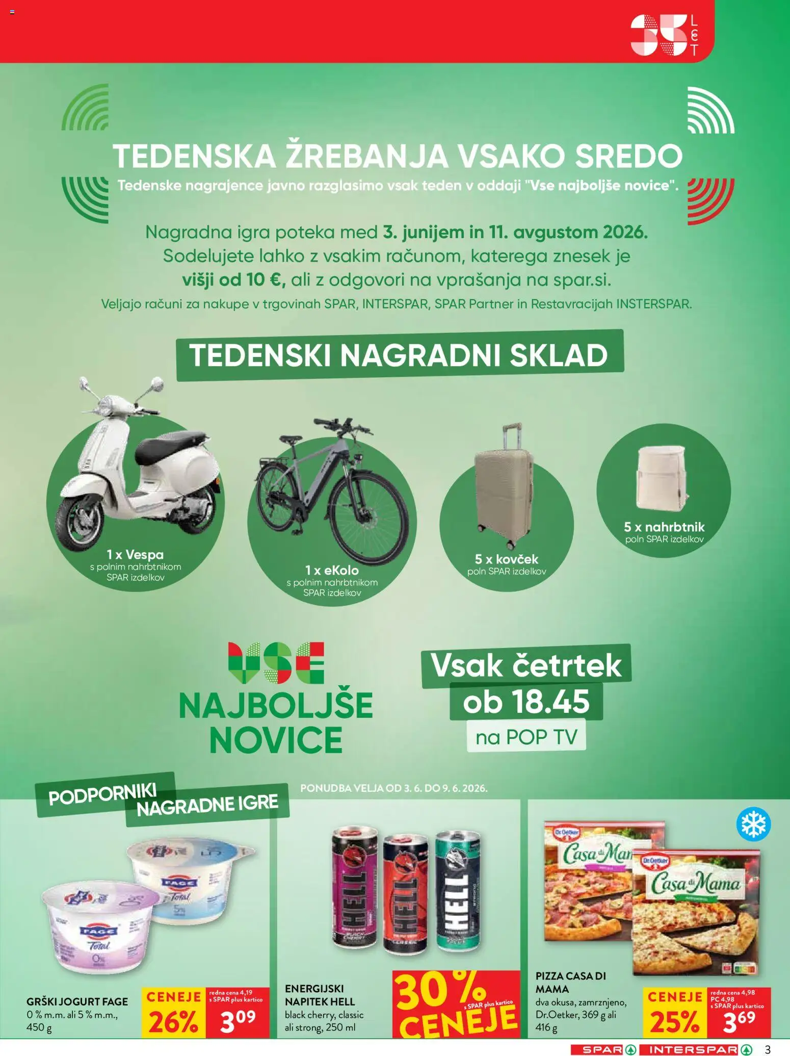 Novi Spar katalog ponudbe – veljaven od 03.06.2026 | Stran: 3