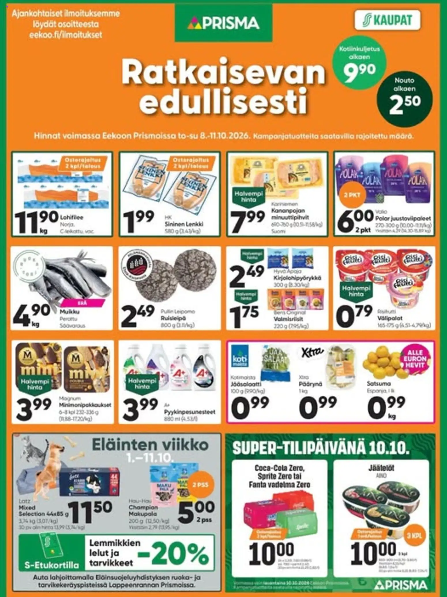 Prisma tarjoukset – voimassa 08/10/2026 alkaen | Sivu: 1