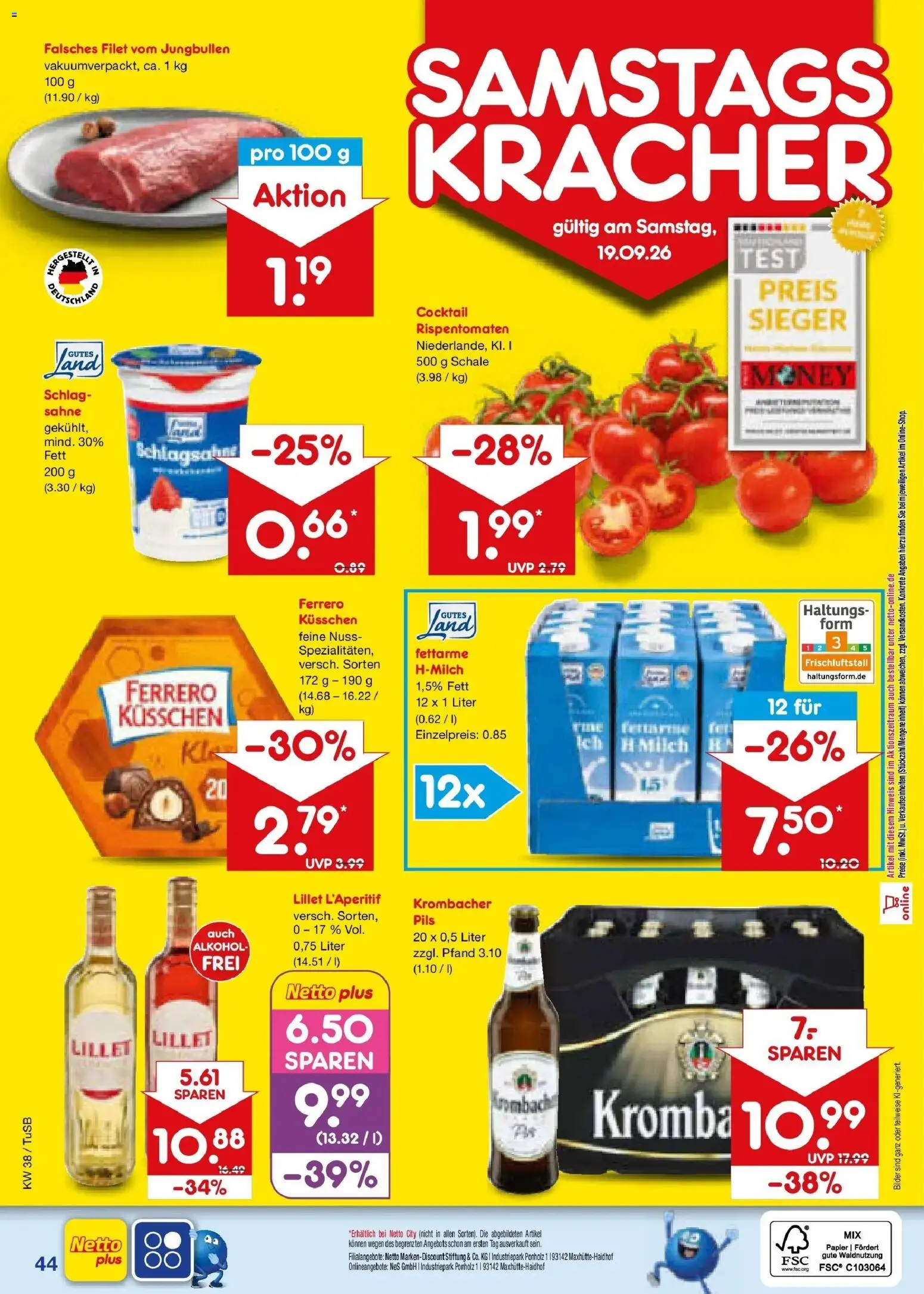 Netto Marken-Discount Prospekt Sindelfingen – gültig ab 14.09.2026 | Seite: 58 | Produkte: Pils, Lillet, Bilder, Alkohol