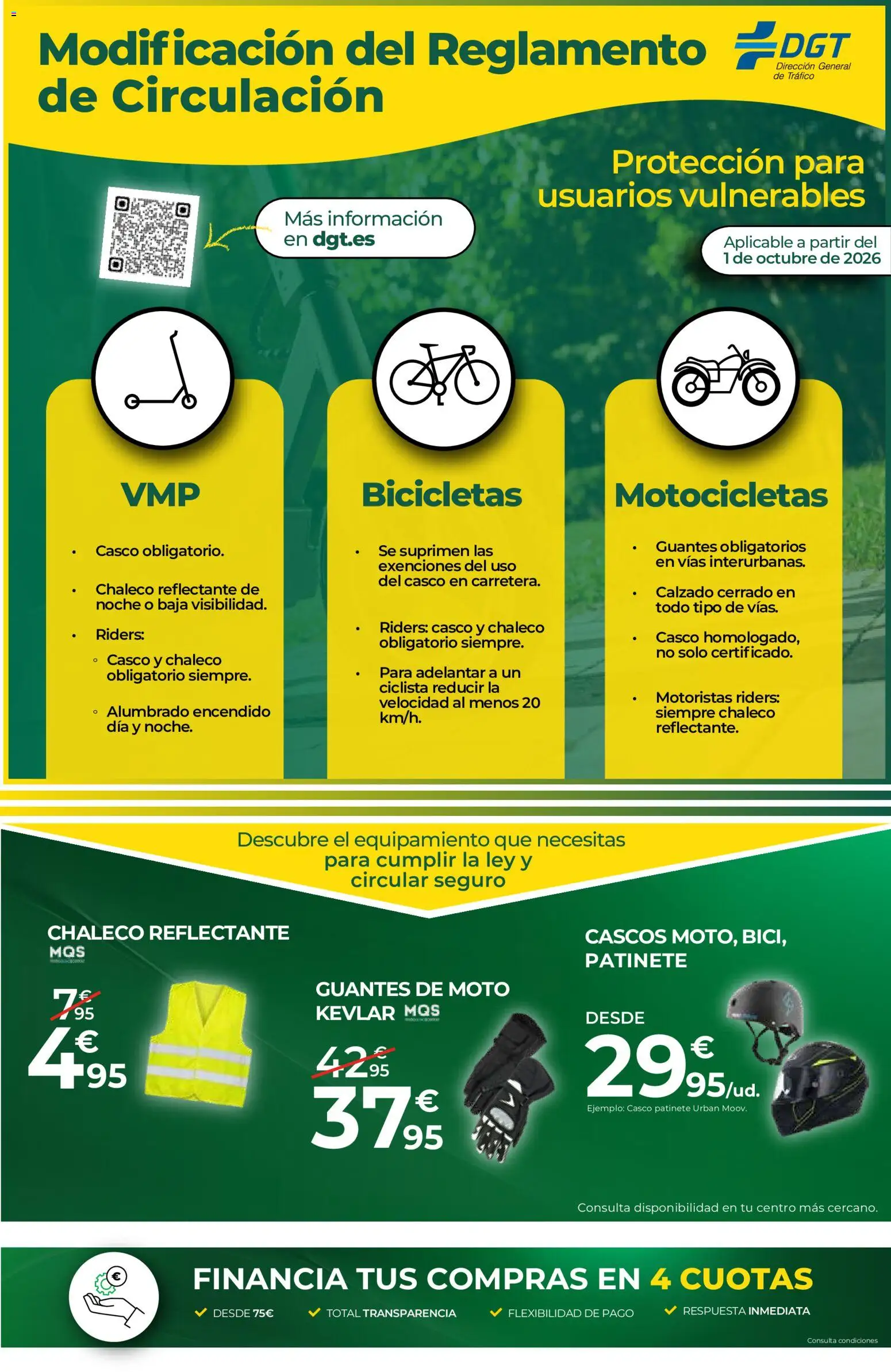 FeuVert folleto │ válido desde el 03/09/2026 | Página: 9 | Productos: Chaleco, General, Patinete, Guantes