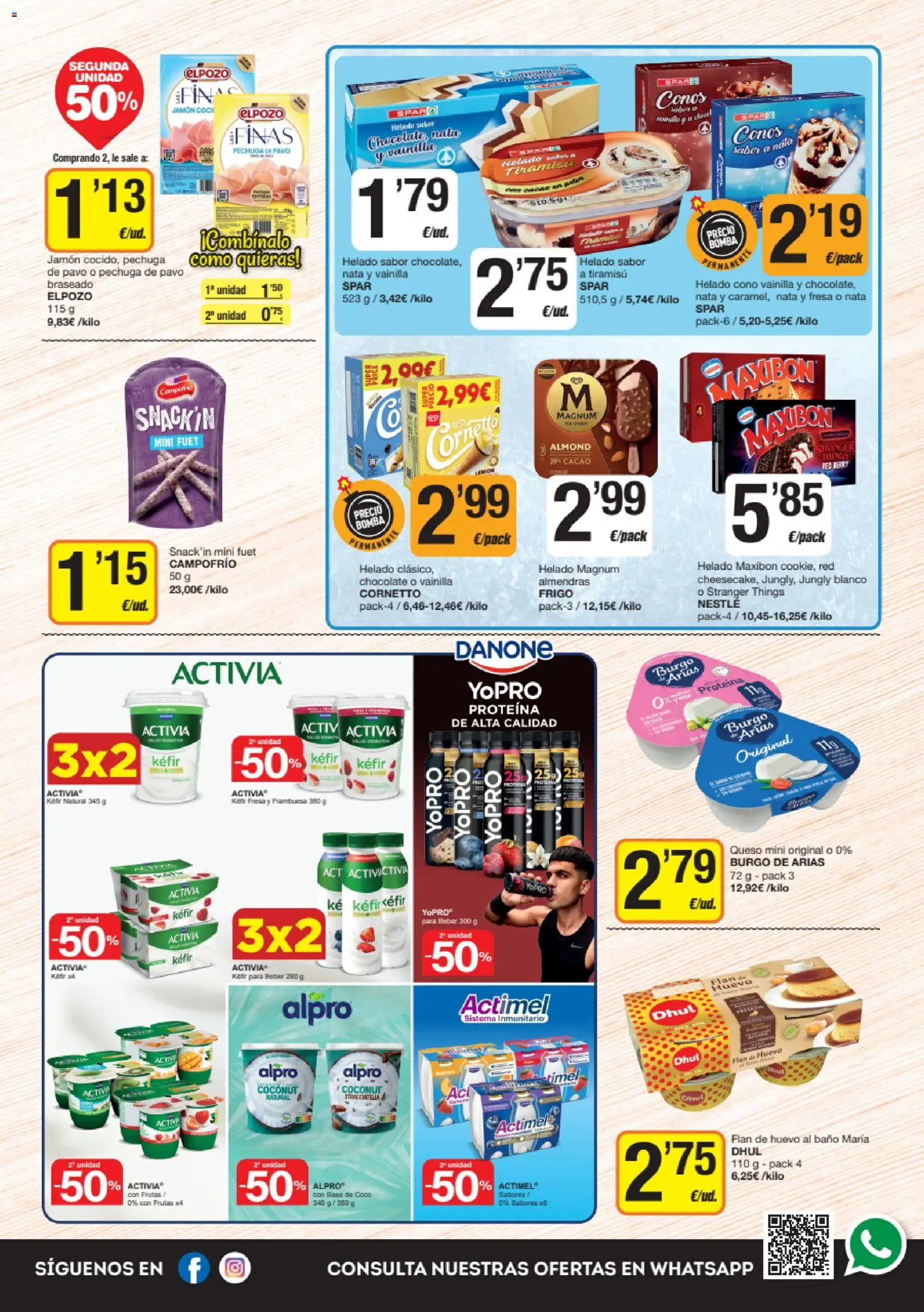 Economy Cash folleto │ válido desde el 11.06.2026 | Página: 4 | Productos: Queso, Chocolate, Jamón, Helado