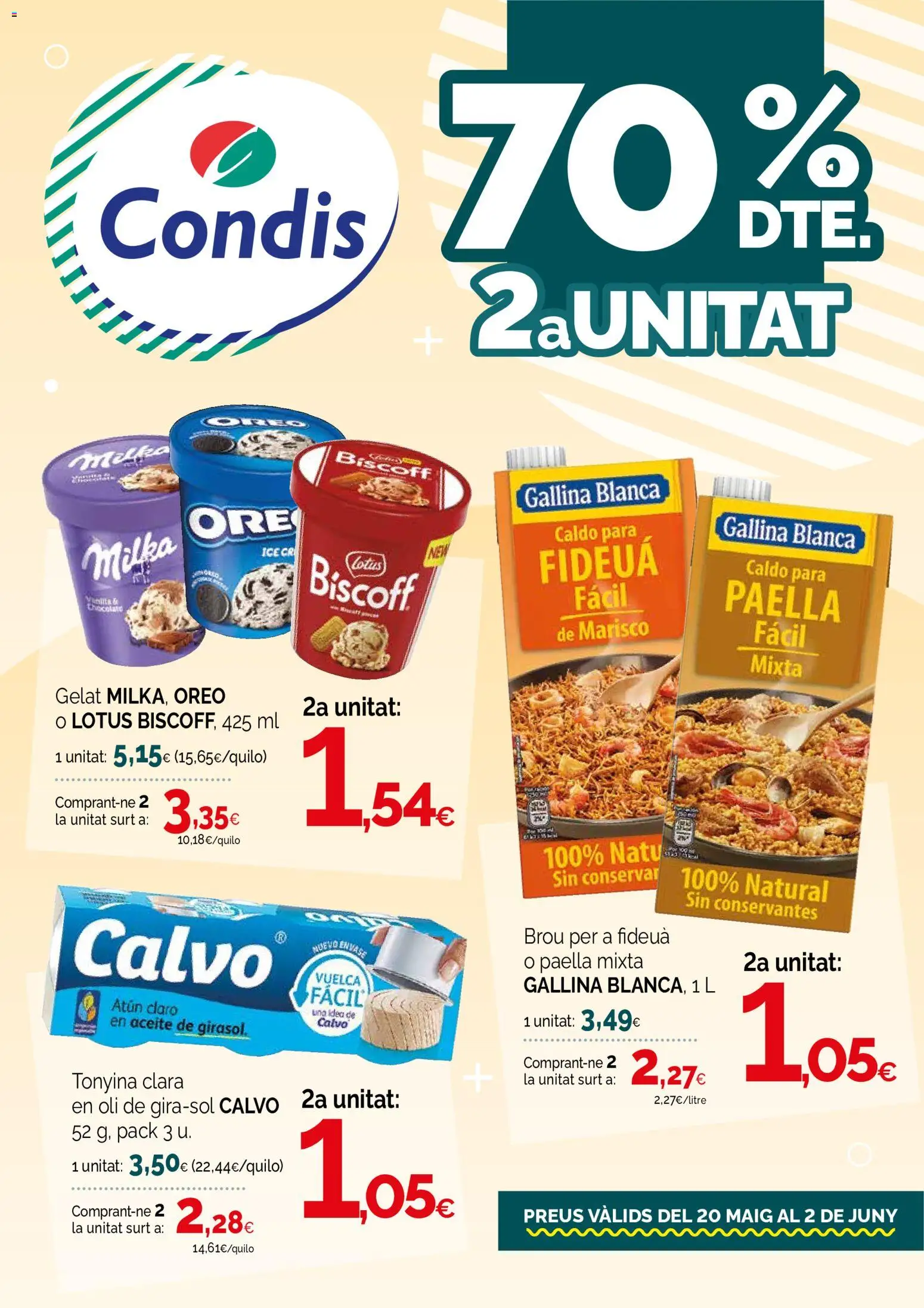 Condis - folleto life │ válido desde el 20.05.2026 | Página: 1 | Productos: Aceite, Chocolate, Atún claro