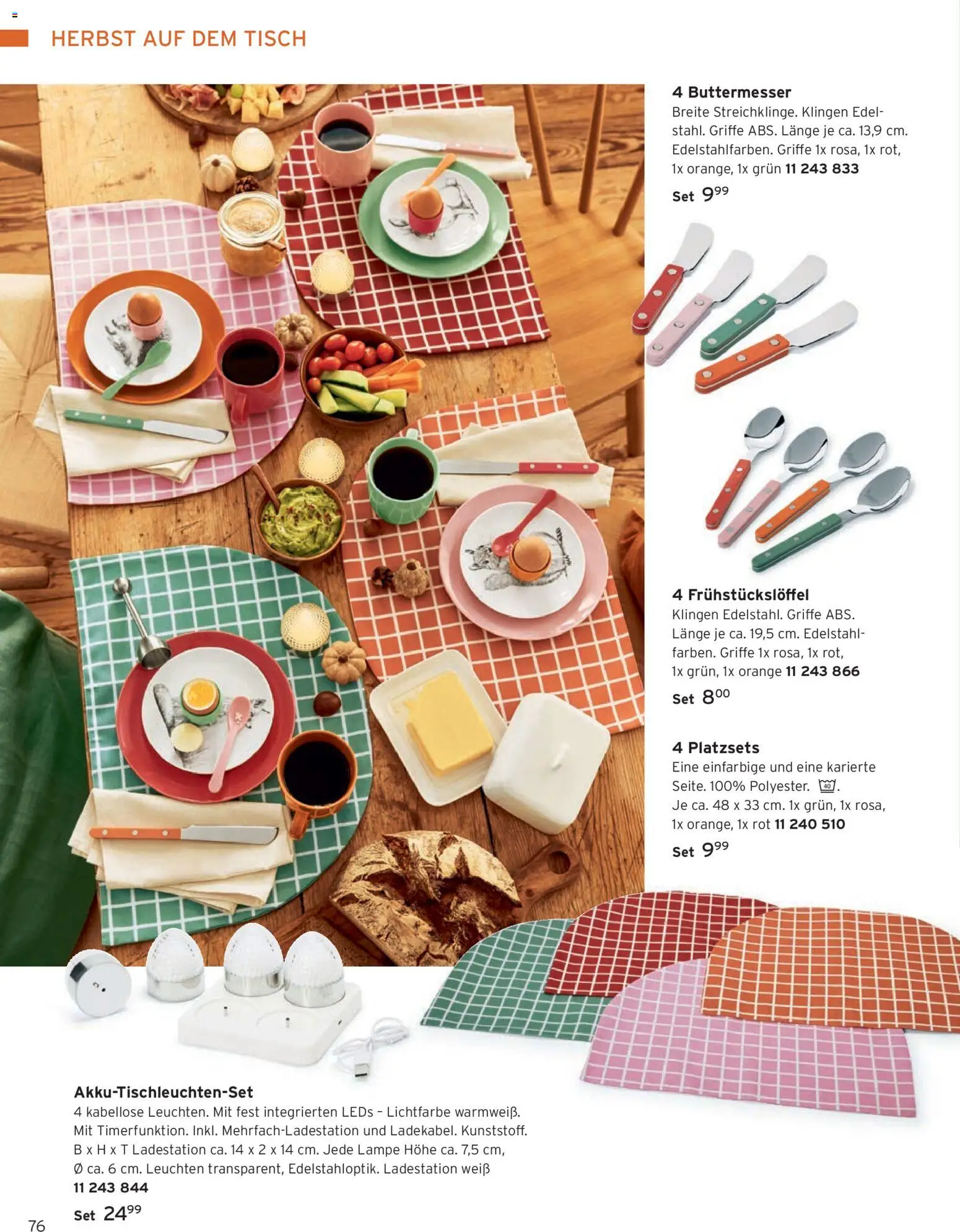 Angebote Tchibo – gültig ab 08.10.2026 | Seite: 76 | Produkte: Tisch, Lampe