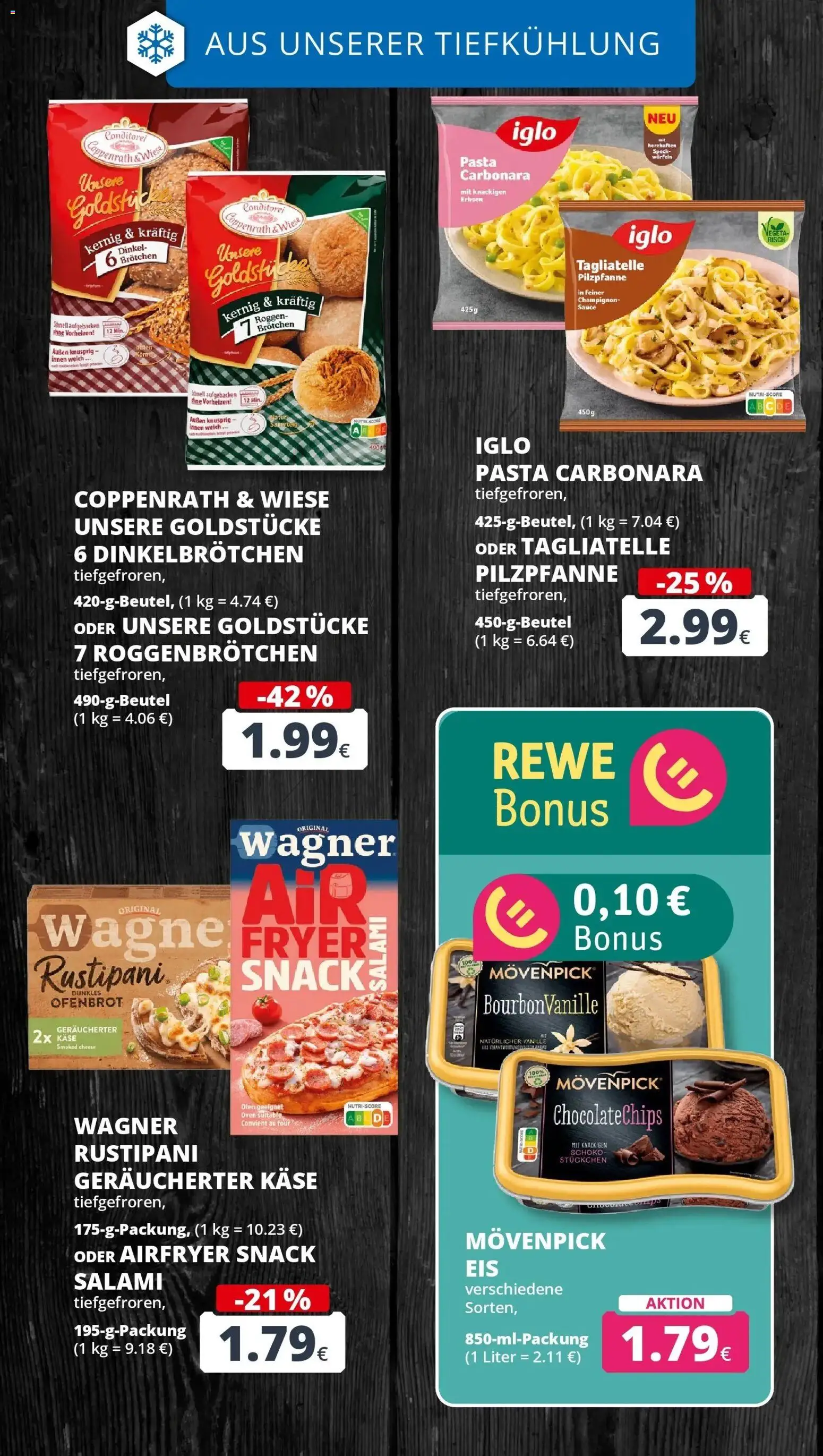 REWE Prospekt ab 07.09.2026 zum Blättern » Angebote | Seite: 23 | Produkte: Ofen, Iglo, Vanille, Erbsen