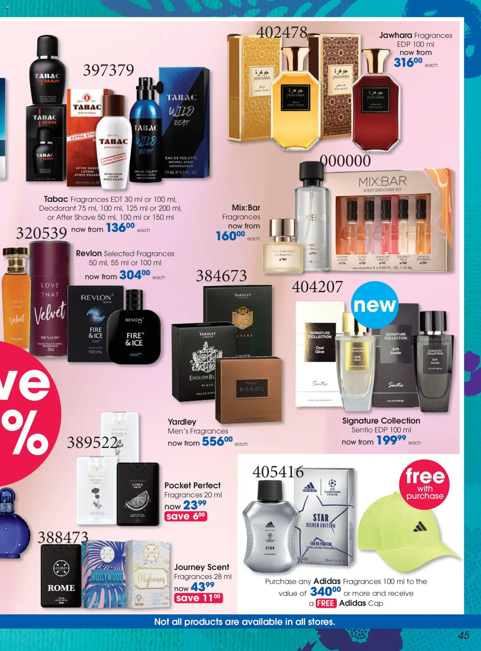 New Clicks catalogue – valid from 21.05.2026 | Page: 45 | Products: Fragrance, Eau de toilette, Bourbon, Deodorant