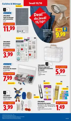 LIDL - Prévisualisation de LIDL catalogue valide à partir de 15/10/2026 | Page: 47