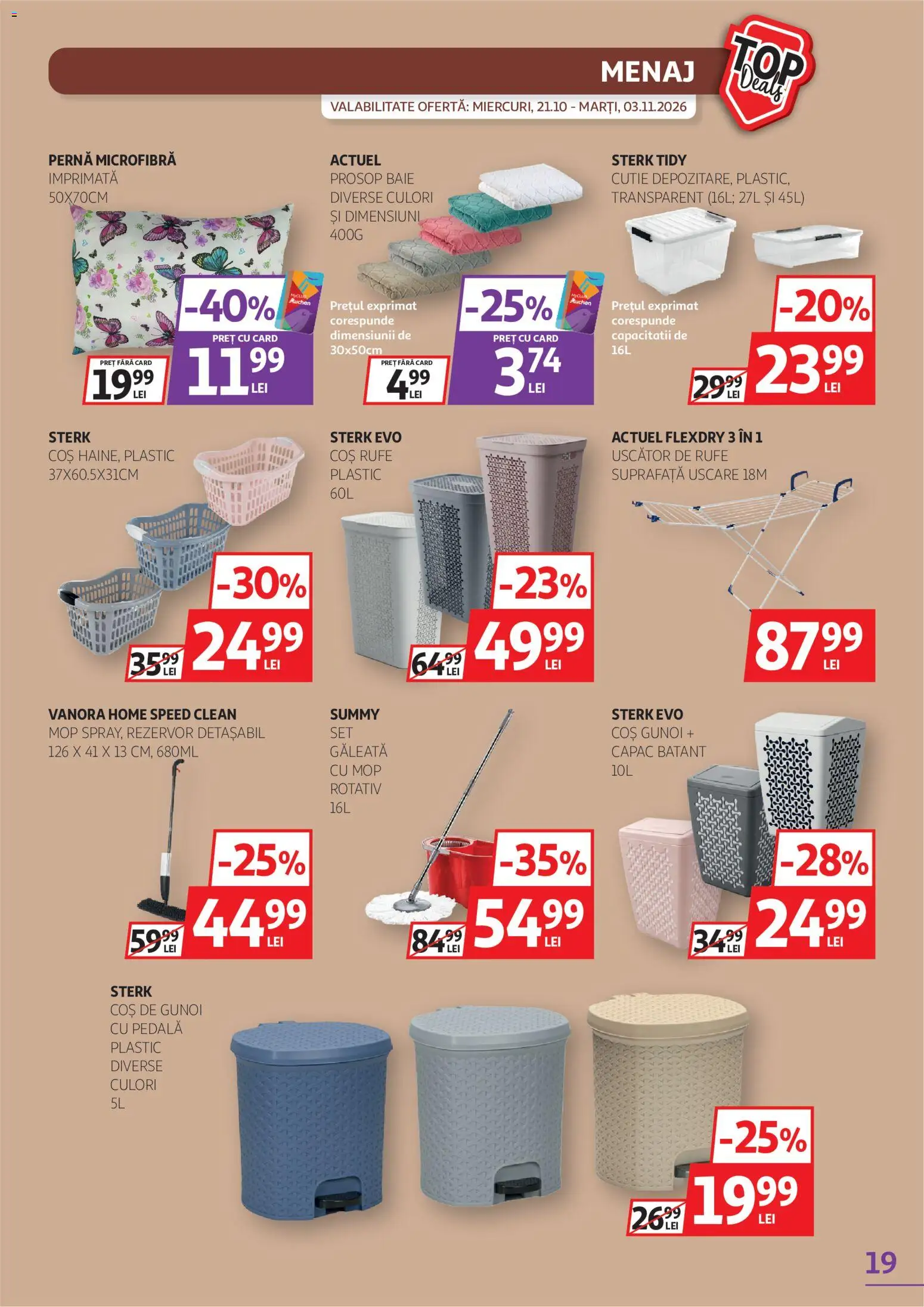 Noul catalog Auchan – valabil de la 21.10.2026 | Pagină: 19