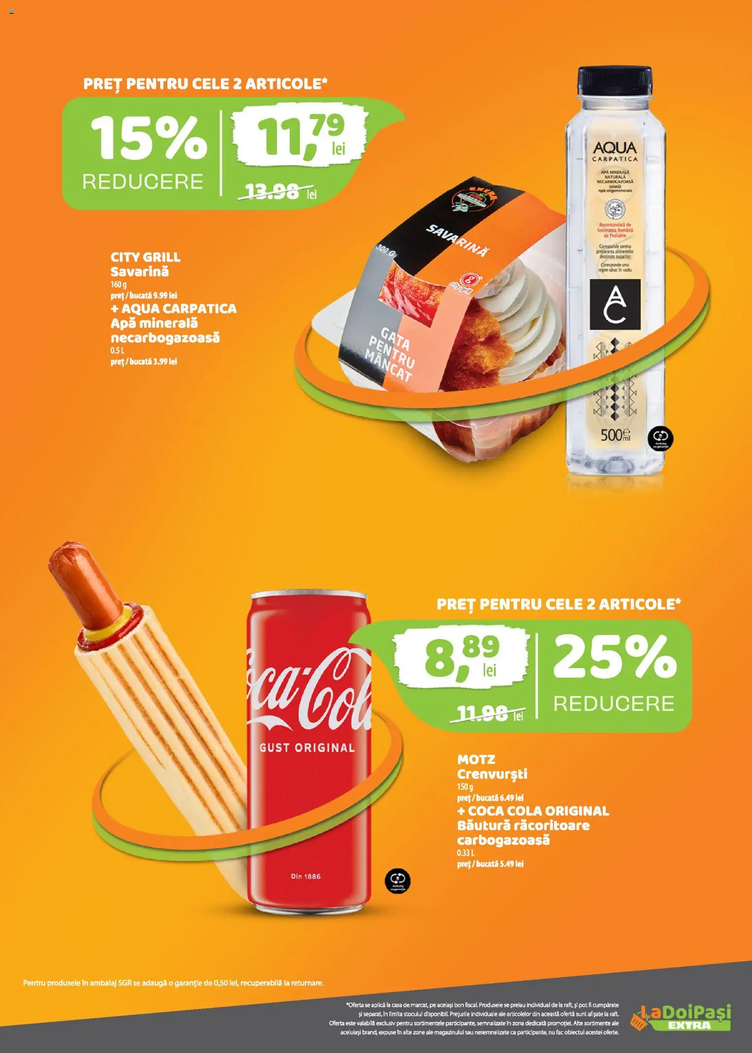 Noul catalog LaDoiPași – valabil de la 01.09.2026 | Pagină: 6 | Produse: Grill, Aplică, Aqua Carpatica, Apă