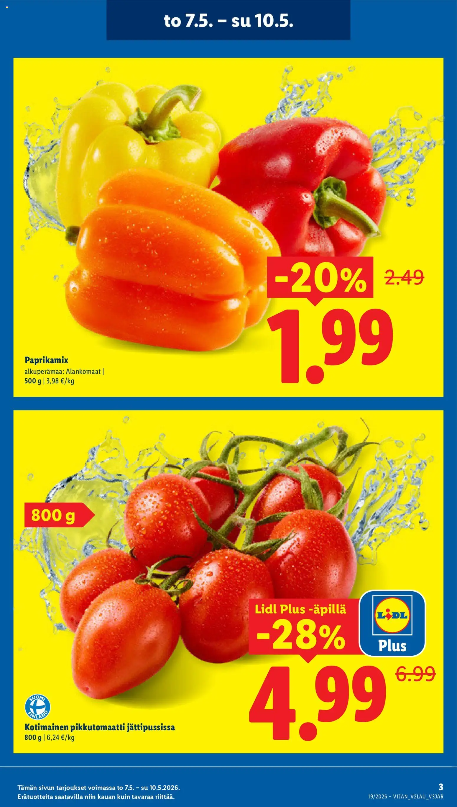 Lidl tarjoukset - Tampere – voimassa 07.05.2026 alkaen | Sivu: 3