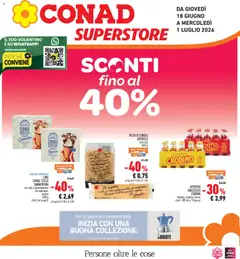Anteprima del volantino Conad volantino Superstore Piemonte valido a partire dal 18.06.2026