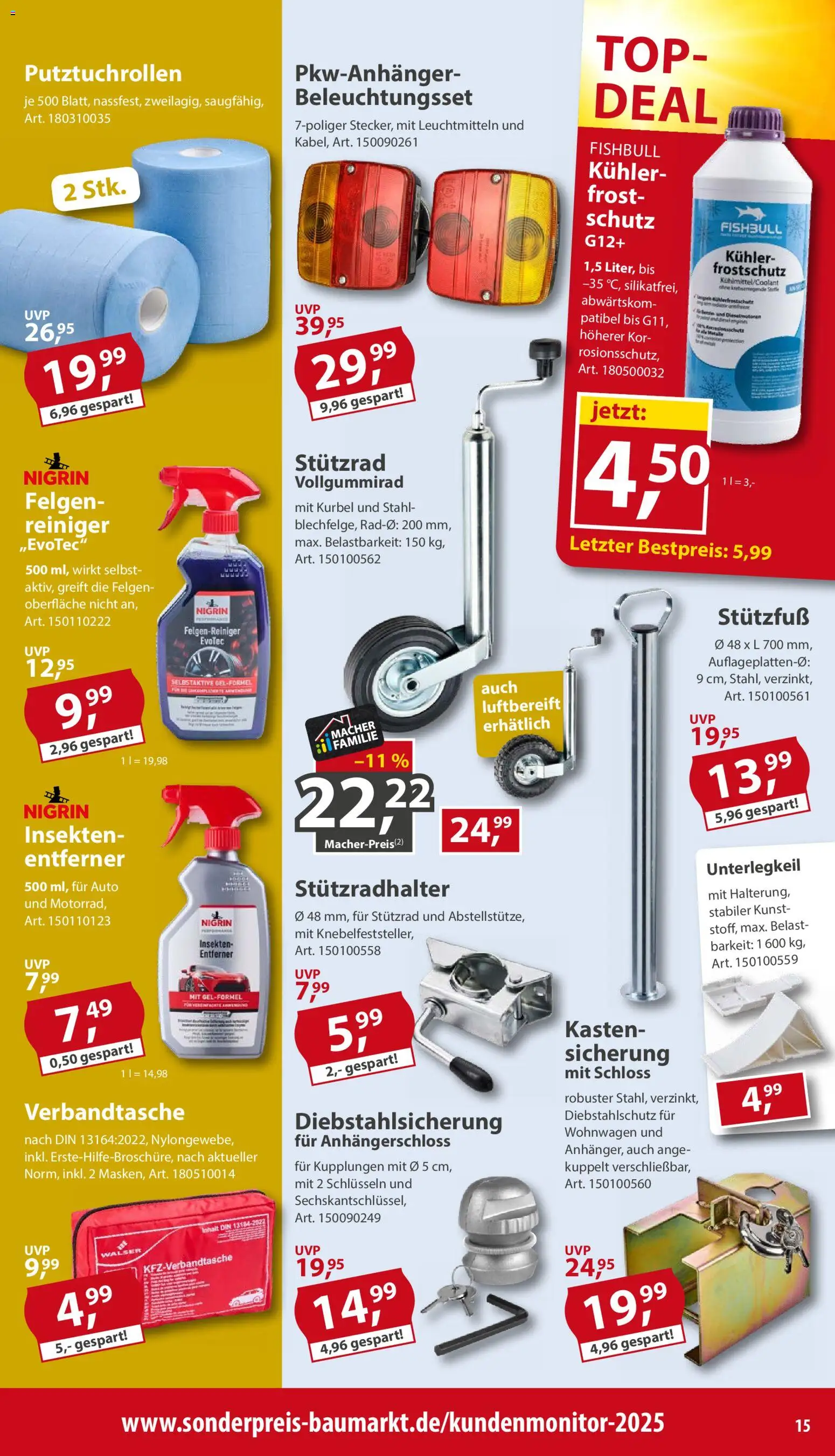 Sonderpreis Baumarkt Prospekt – gültig ab 15.08.2026 | Seite: 15 | Produkte: Top
