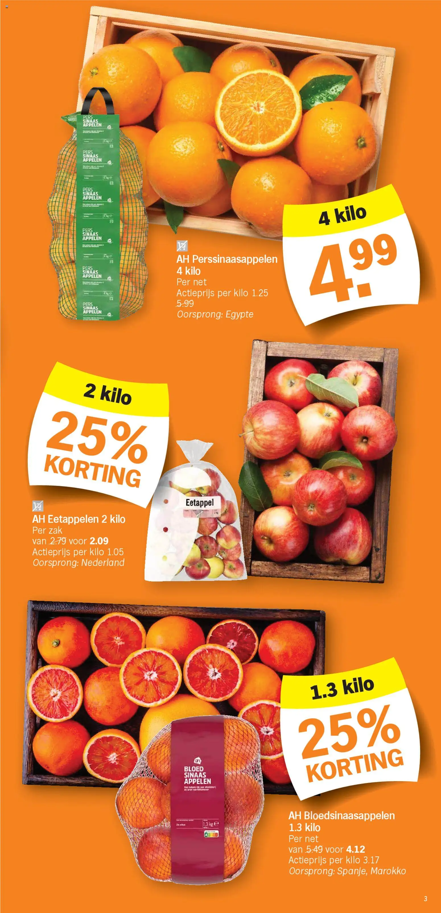{H1} | Pagina: 3 | Producten: Appels, Appelen, Zak