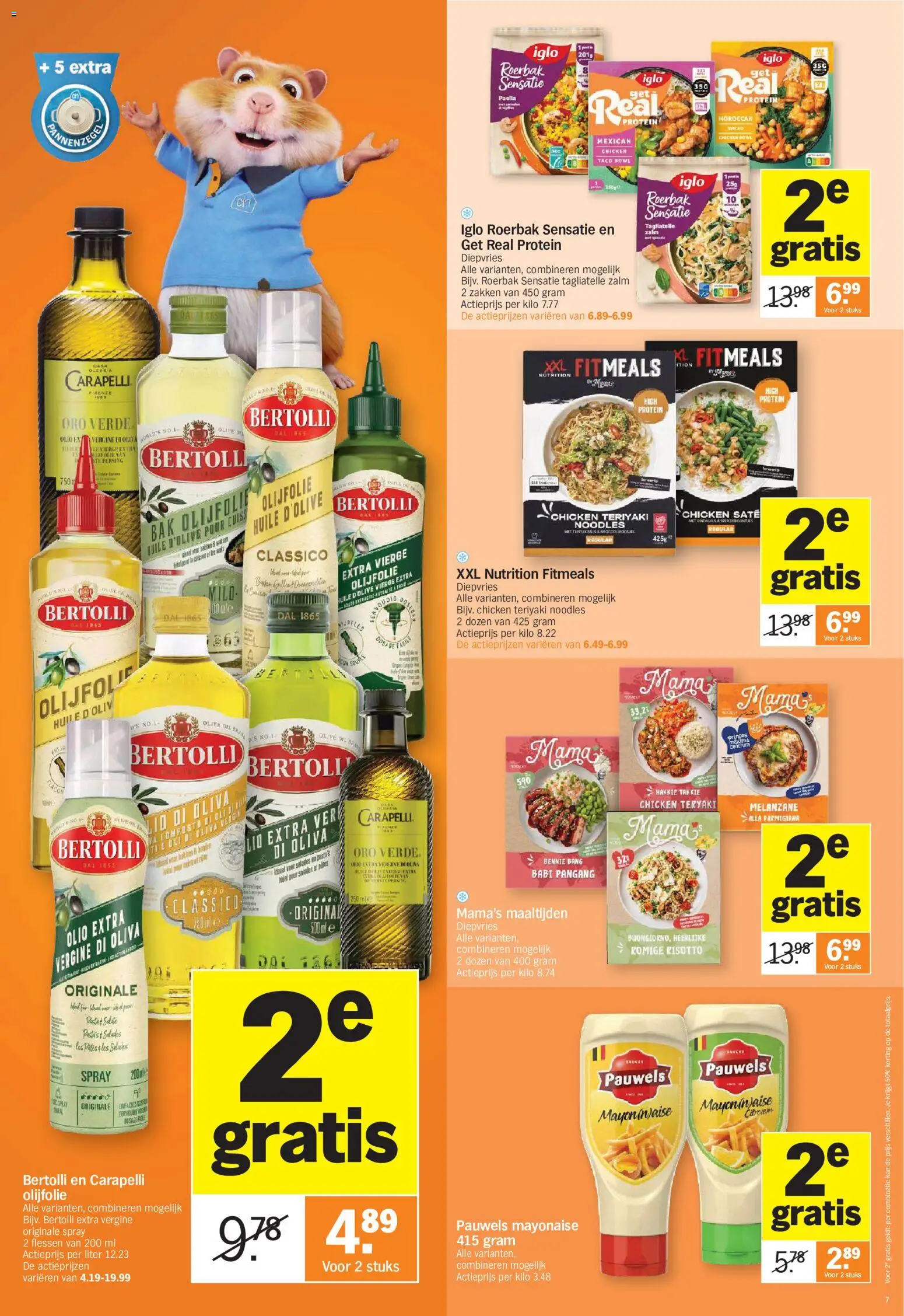 {H1} | Pagina: 7 | Producten: Olijfolie, Zalm, Taco, Pasta