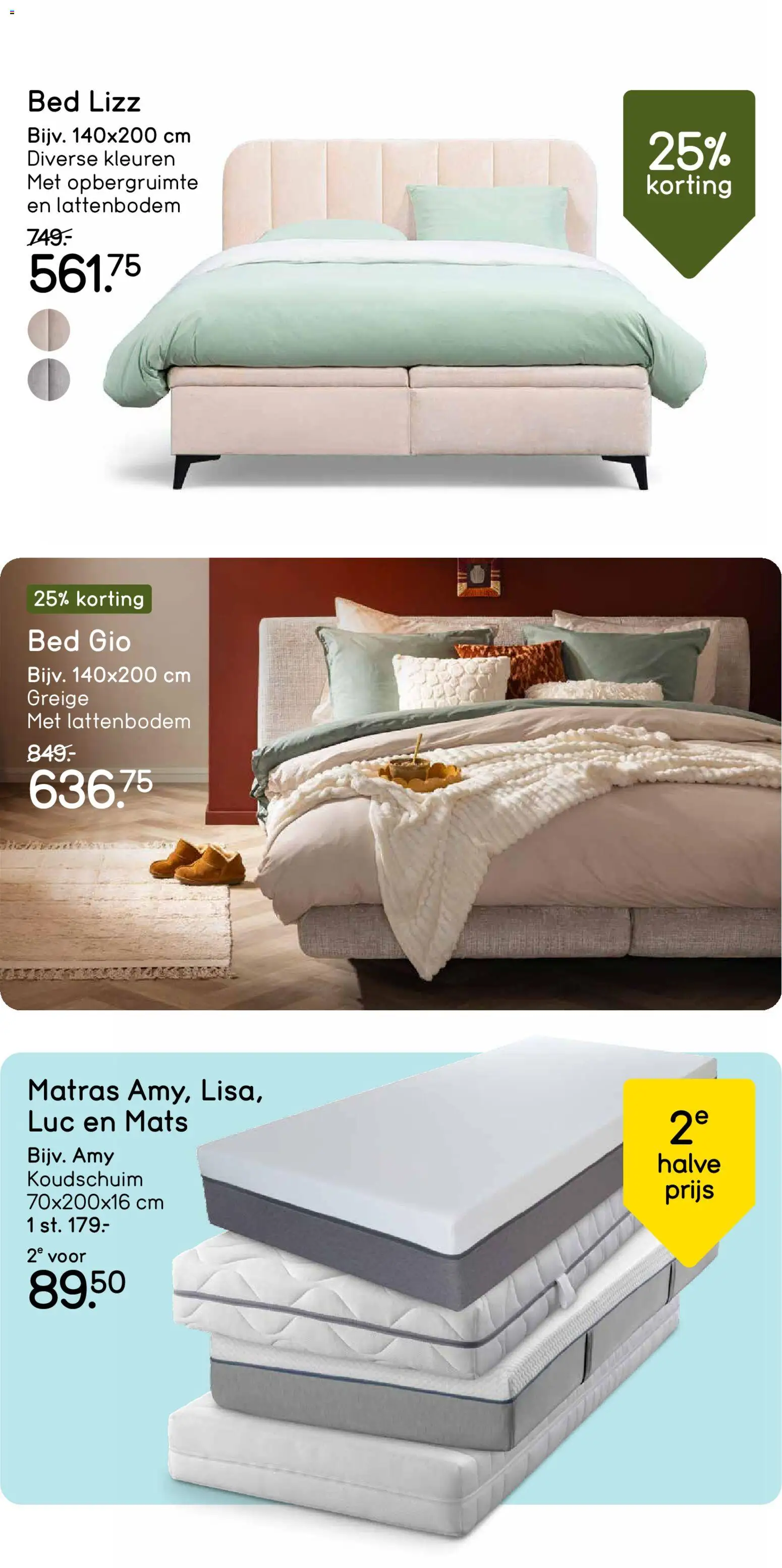 {H1} | Pagina: 17 | Producten: Bed, Matras