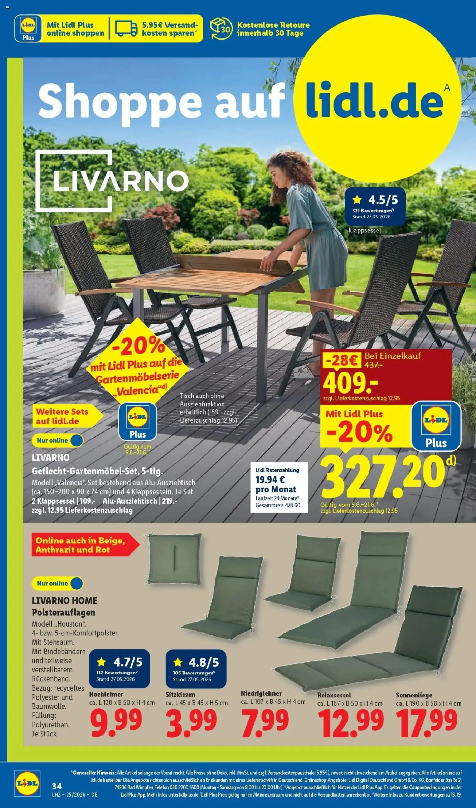 Lidl Prospekt Einbeck – gültig ab 15.06.2026 | Seite: 12 | Produkte: Relaxsessel, Tisch, Bad, Telefon