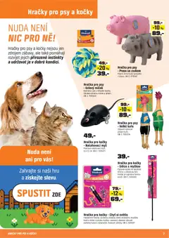 Náhled letáku OBI leták - Chovatelské potřeby od 15.09.2026 | Strana: 7 | Produkty: Hračky pro psy, Myš, Hračky, Kuře