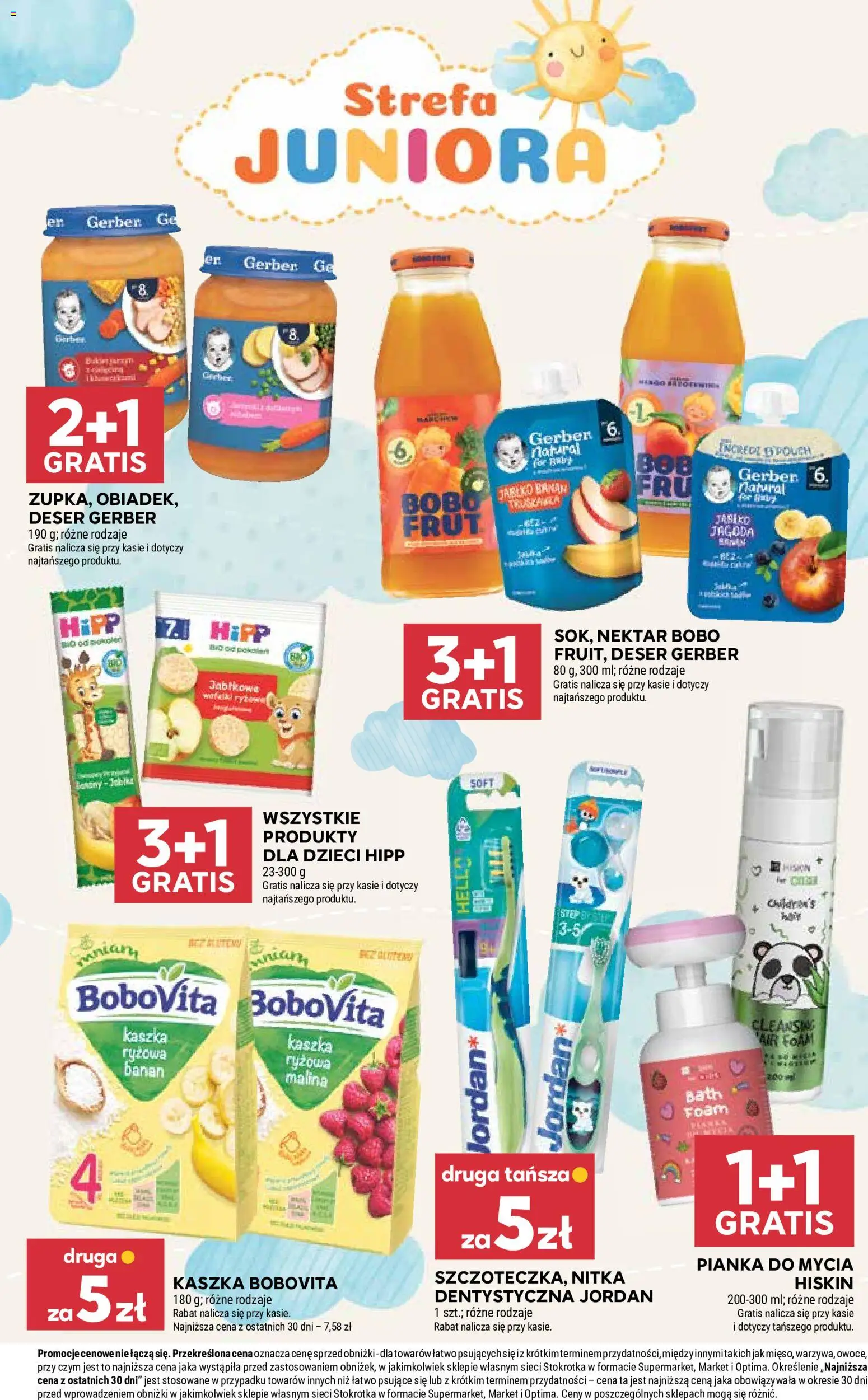 Stokrotka gazetka - Market od 13.08.2026 | Strona: 32 | Produkty: Kaszka bobovita, Malina, Stokrotka, Banan