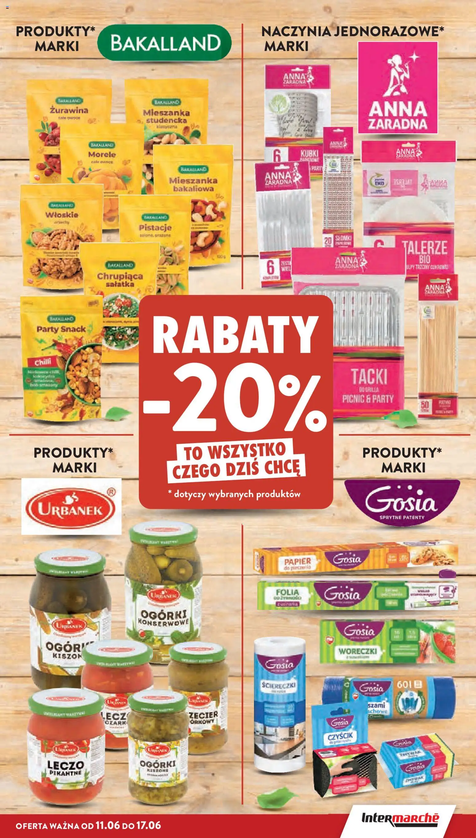 Intermarche gazetka od 11.06.2026 | Strona: 7 | Produkty: Talerze, Morele, Sałatka, Owoce