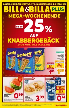 Billa - Flugblatt ab 27.08.2026 gültig