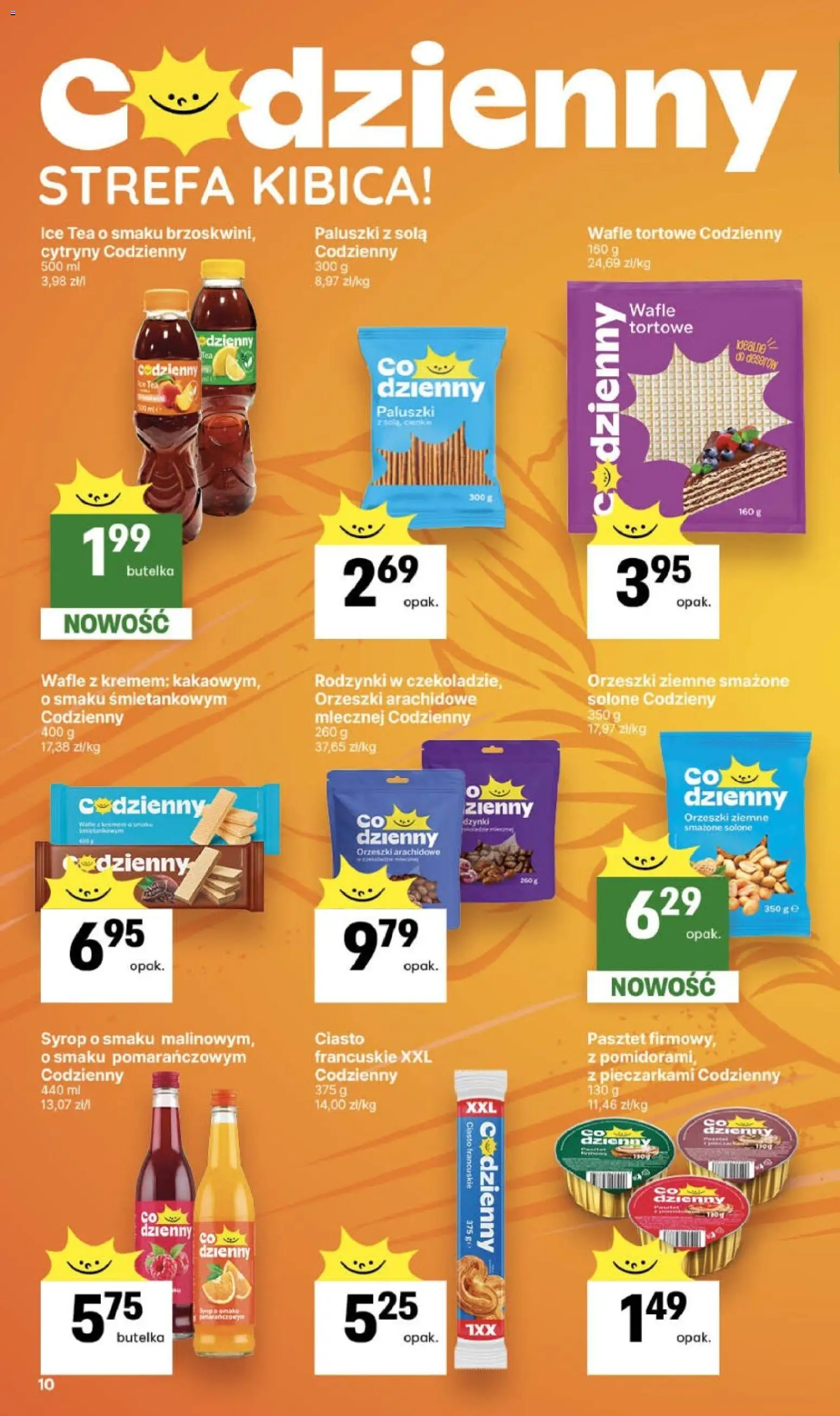 Delikatesy Centrum gazetka od 09.07.2026 | Strona: 10 | Produkty: Syrop, Cytryny, Paluszki, Orzeszki ziemne