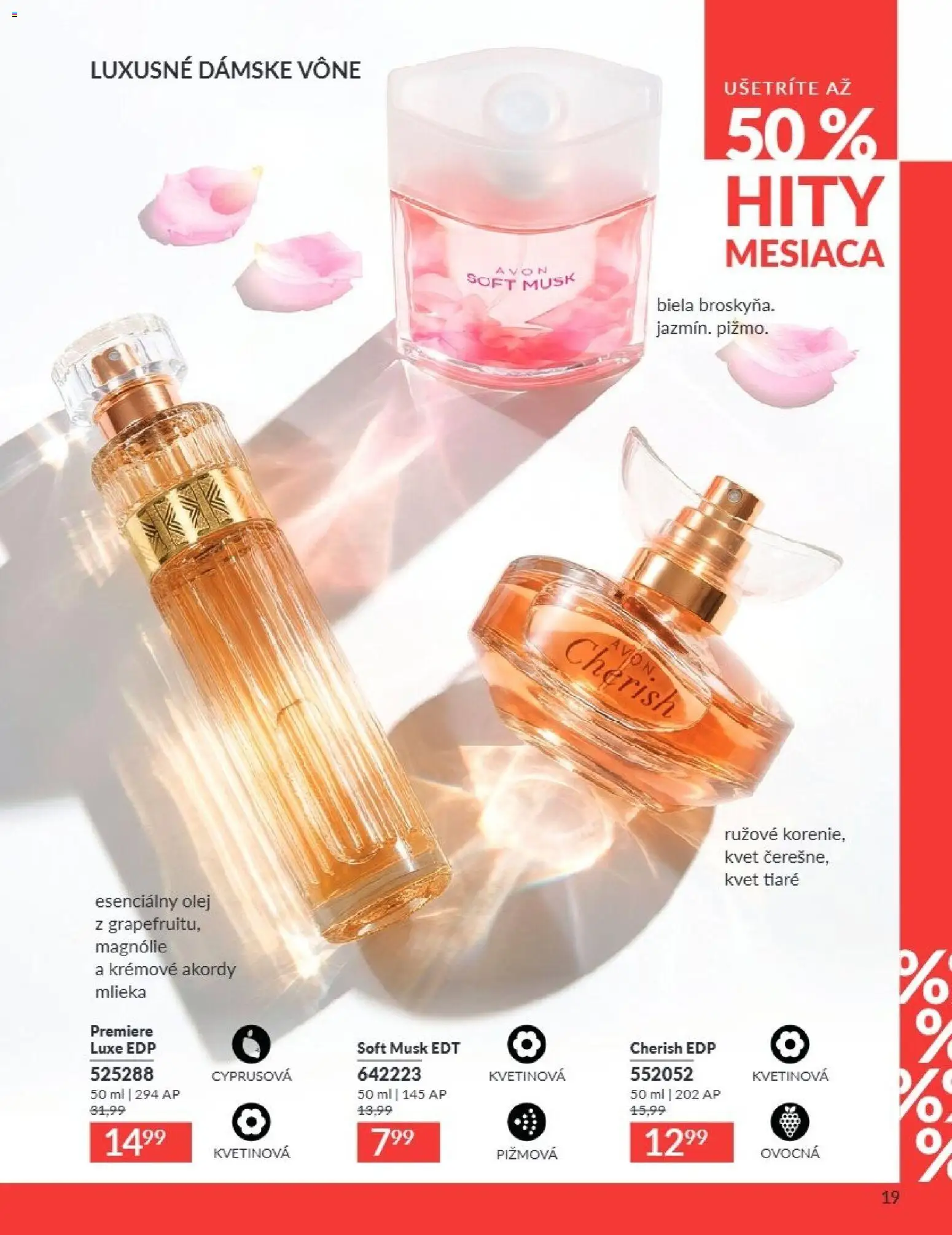 Nové Avon akcie – leták je platný od 01.08.2026 | Strana: 19 | Produkty: Olej