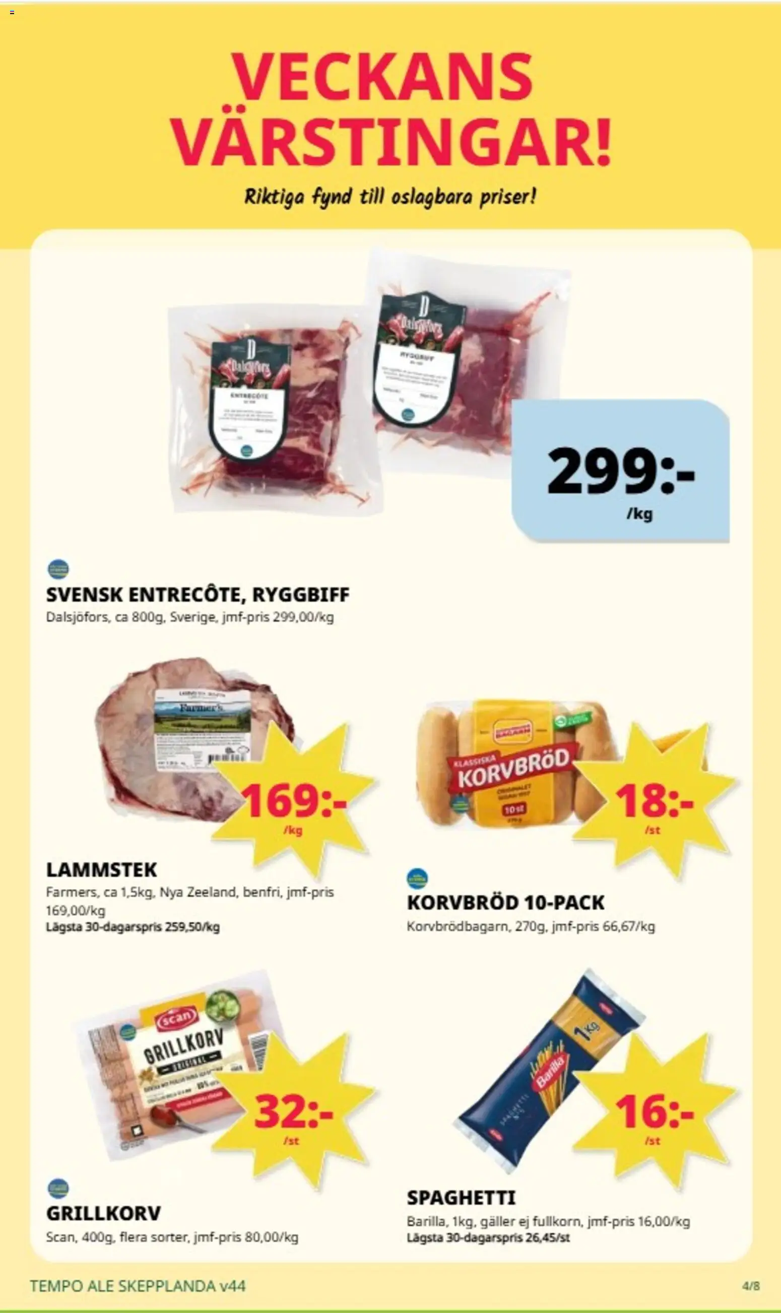 Tempo reklamblad aktuell från 26/10/2026 | Sida: 4