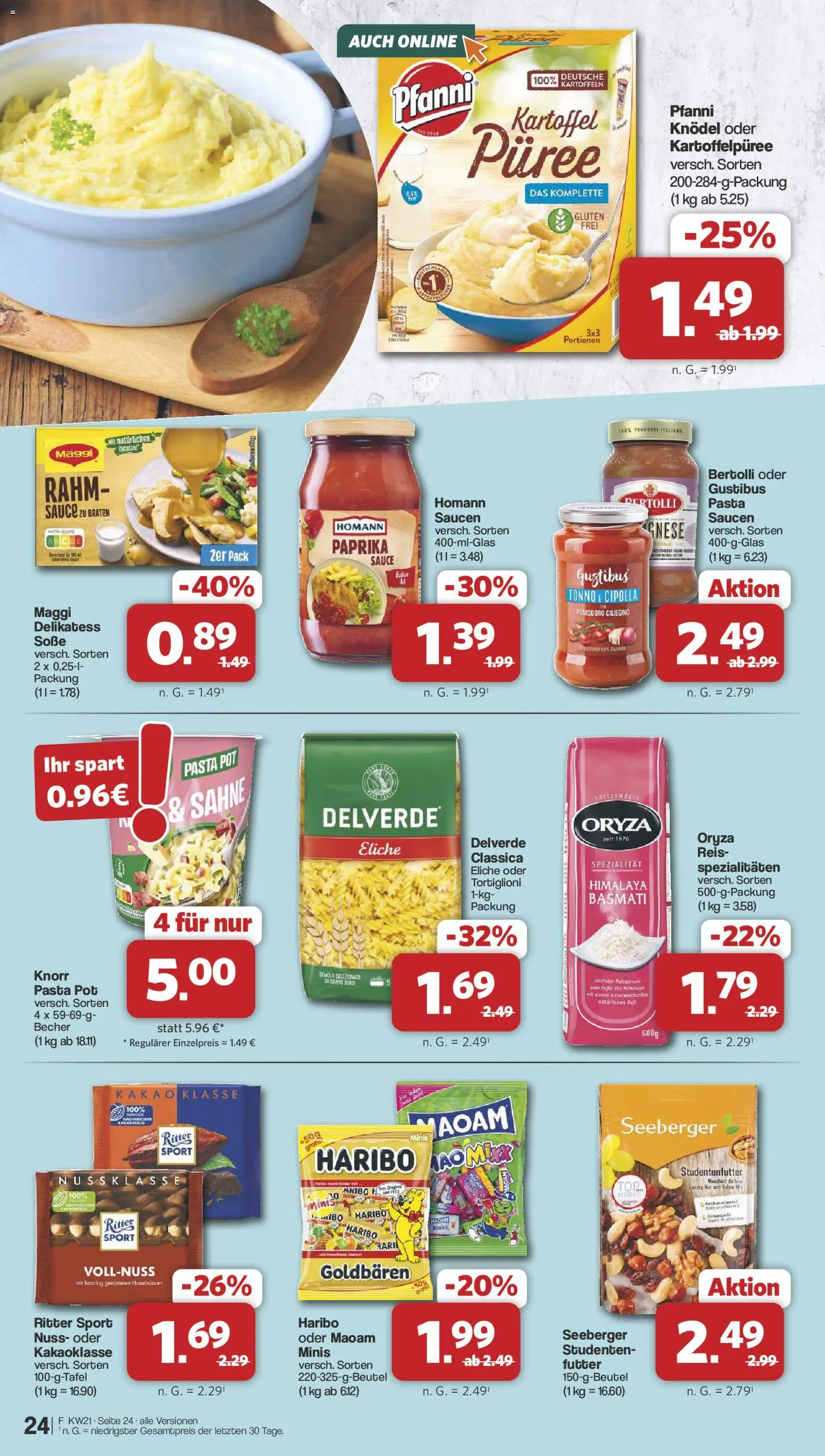 Famila Nordwest Prospekt 	 – gültig ab 18.05.2026 | Seite: 24 | Produkte: Knorr, Paprika, Soße, Reis