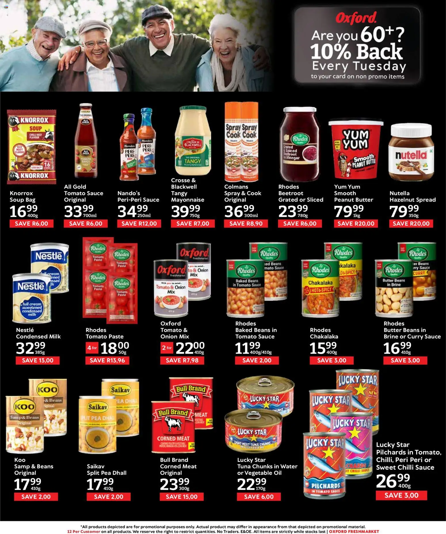 New Oxford Freshmarket catalogue – valid from 22/07/2026 | Page: 8 | Products: Tuna, Bag, Oil, Condensed milk