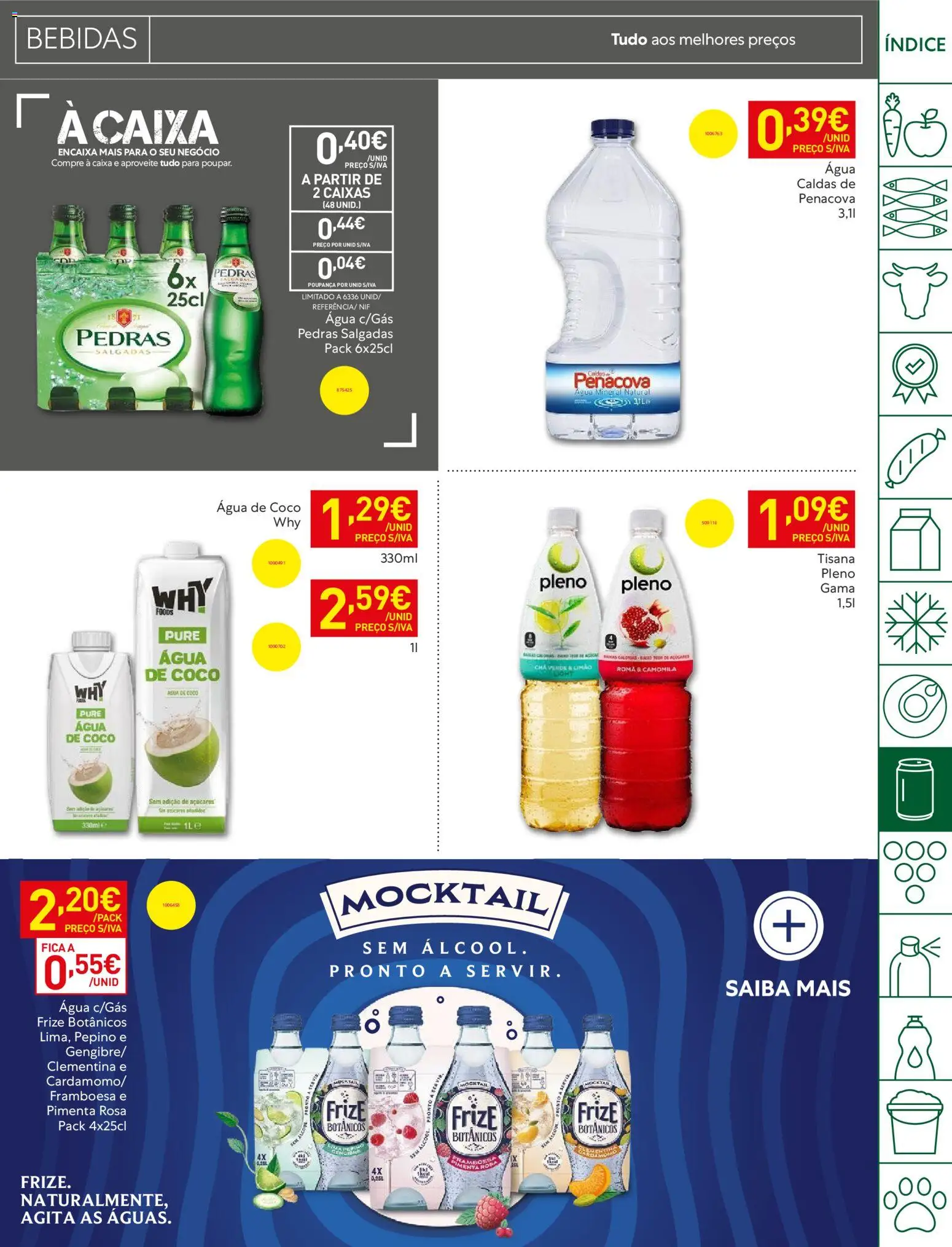 Recheio folheto │ válido de 19.05.2026 | Página: 33 | Produtos: Agua, Caixa, Chá, Água mineral