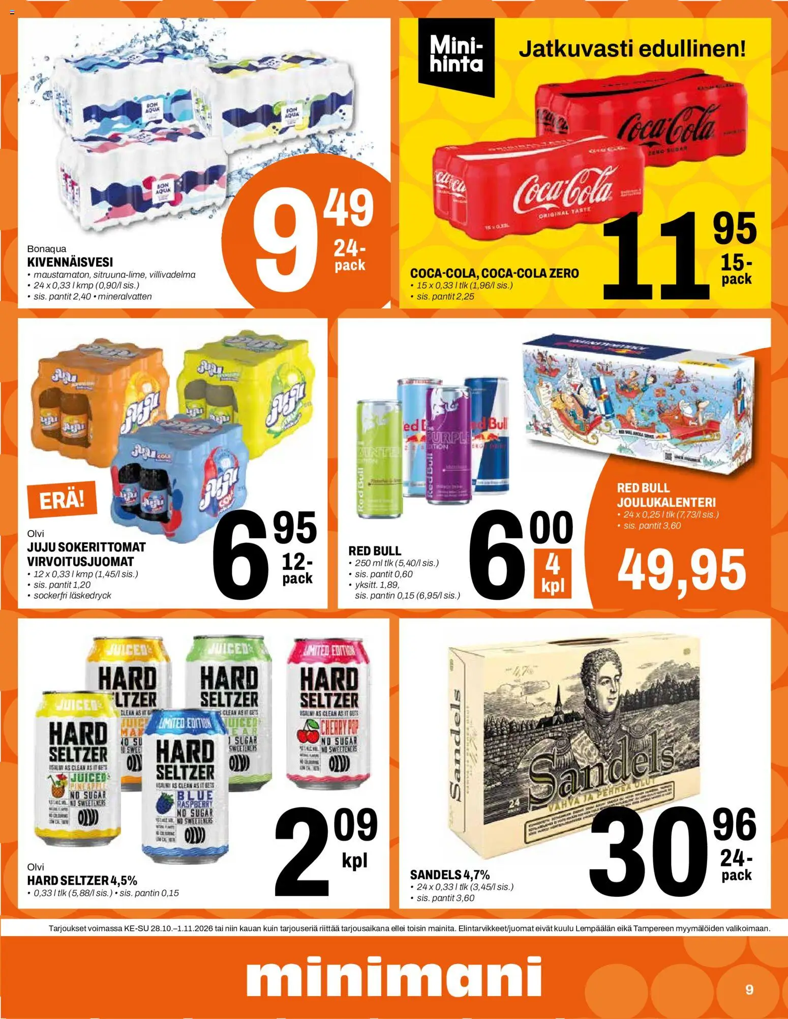 Minimani tarjoukset – voimassa 28/10/2026 alkaen | Sivu: 9