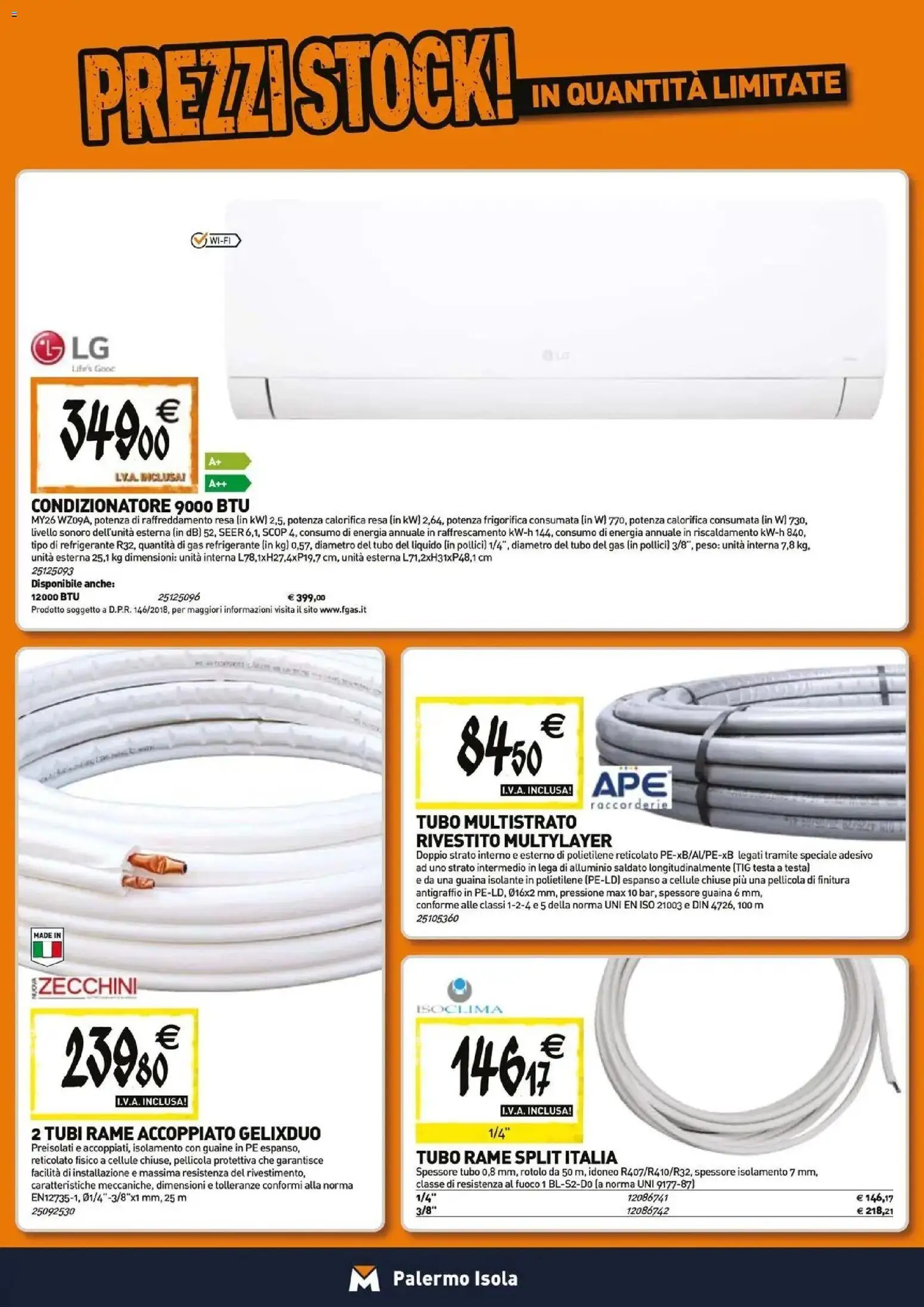 Nuovo TECNOMAT catalogo Isola delle Femmine dal 27/08/2026 > offerte anteprima 🛍️ | Pagina: 8 | Prodotti: Tubo, Alluminio, Tubi, Condizionatore