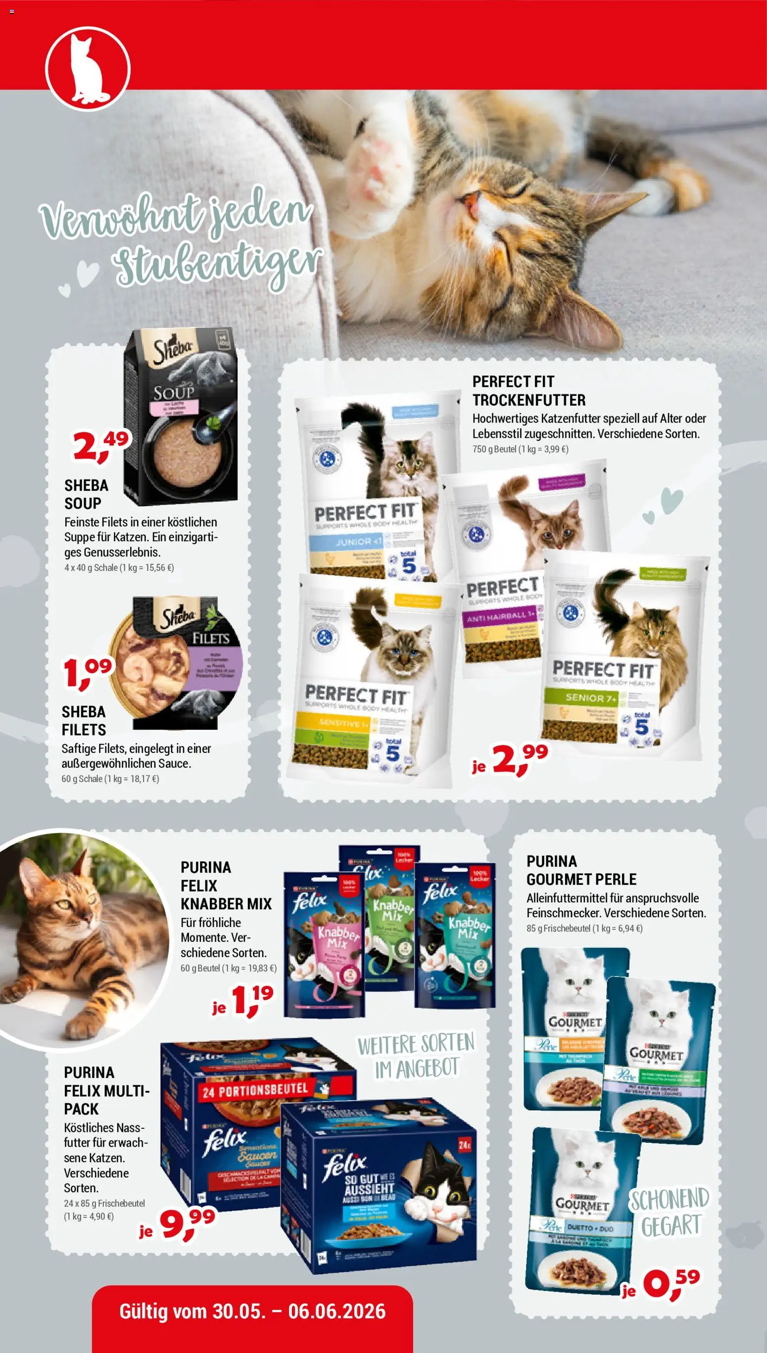 zookauf Prospekt – gültig ab 30.05.2026 | Seite: 6 | Produkte: Sheba, Katzenfutter