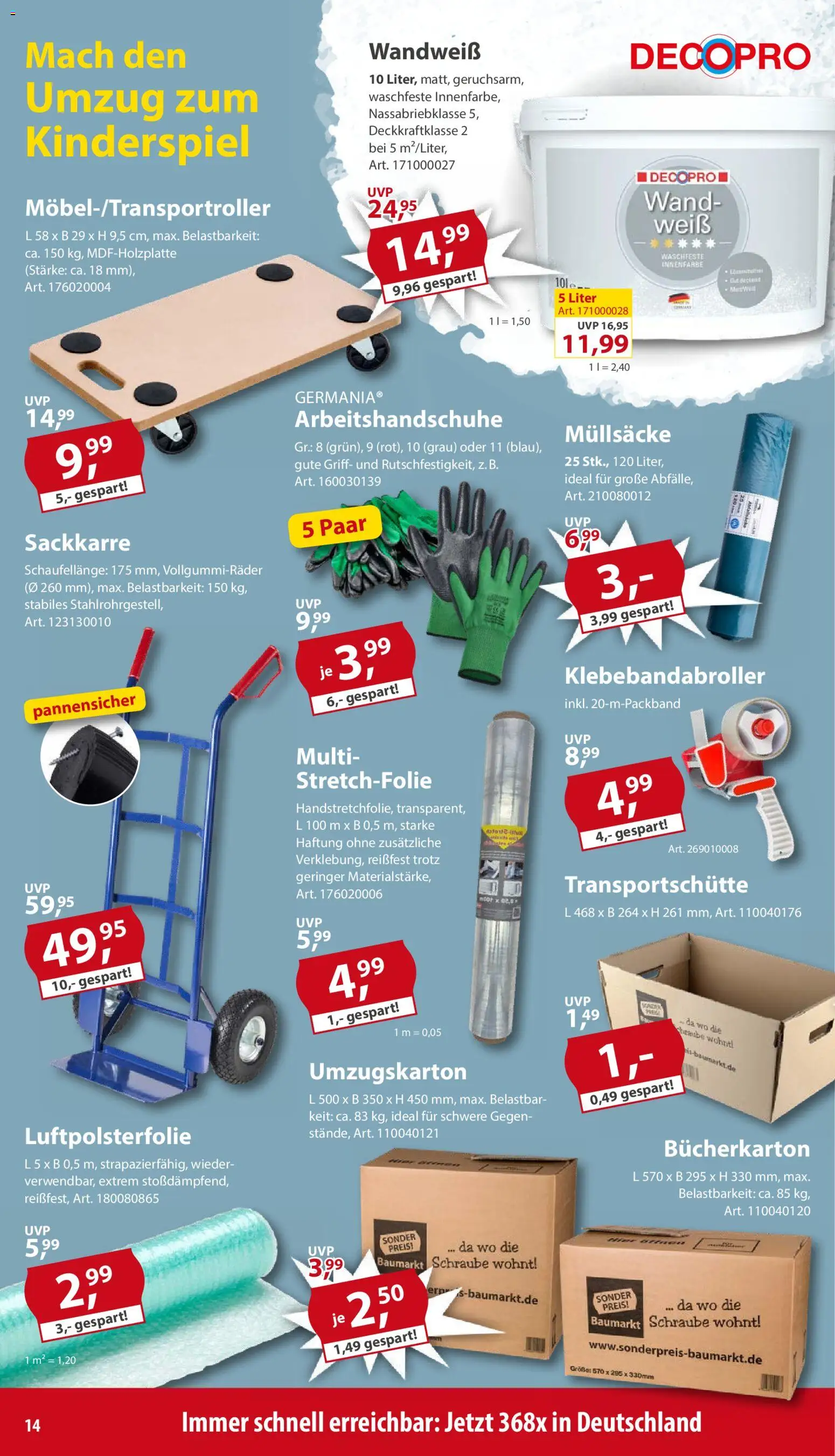 Sonderpreis Baumarkt Prospekt | 13.06.2026 | Wie erhält man einen begrenzten Rabatt? | Deutschland
