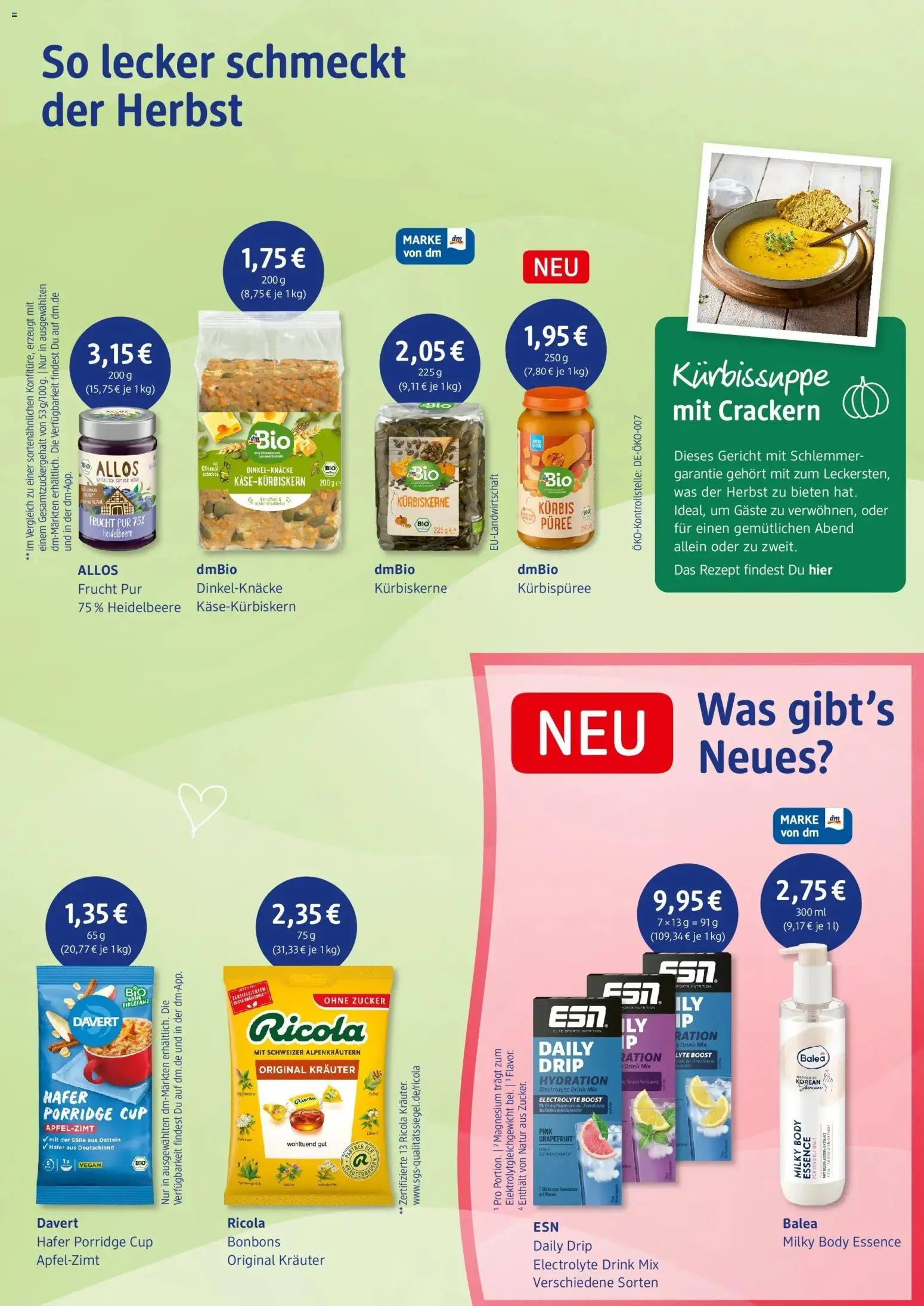 dm drogerie prospekt Wolfenbüttel (ab 07.10.2026) zum Blättern | Seite: 5 | Produkte: Grapefruit, Zucker, Kürbis